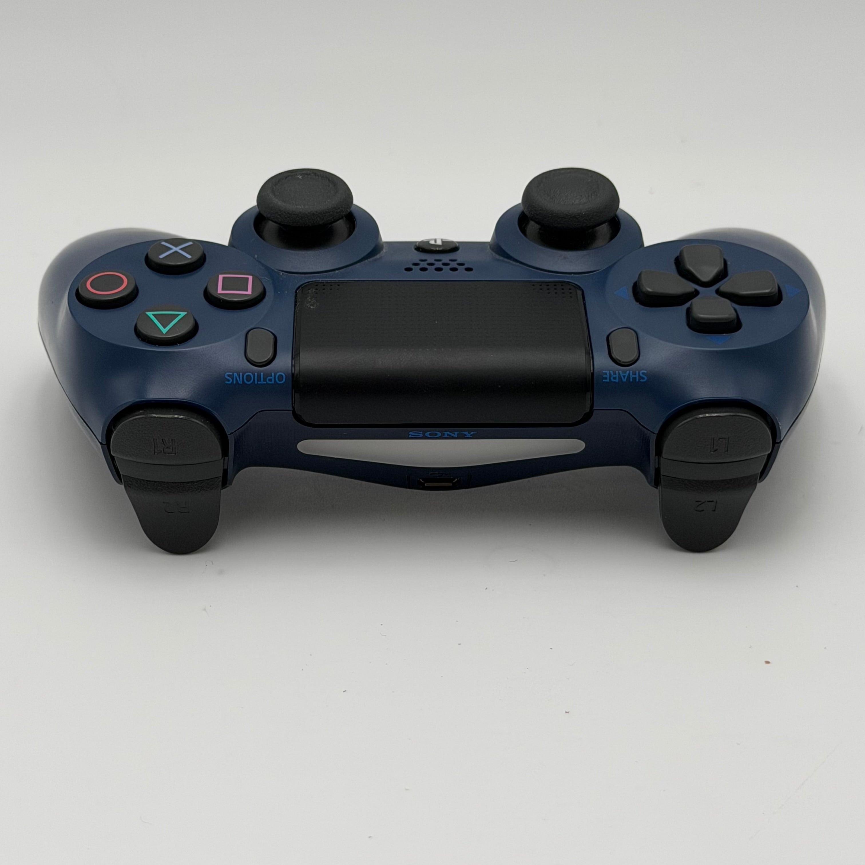 Sony PS4 CUH-ZCT1 Video Game Controller Blue Used - A
