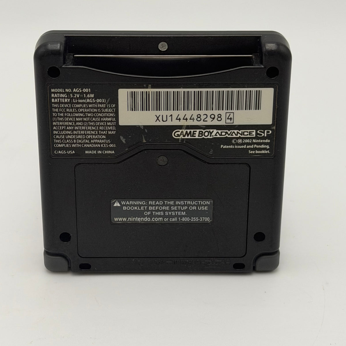 Nintendo Game Boy Advance SP AGS-101 2005 Black - Fully Tested