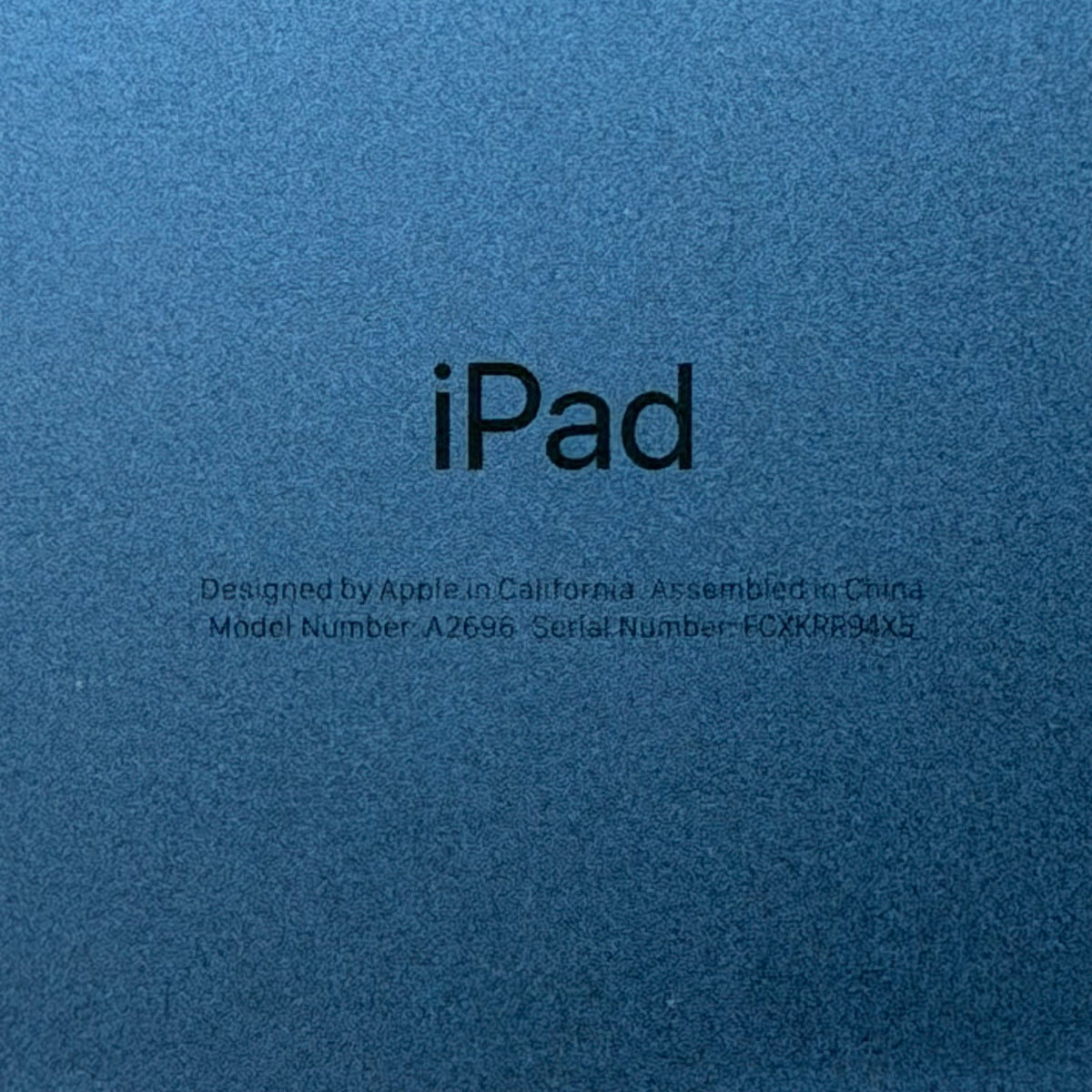 Apple iPad (11th Gen) A16 (2025) 11-inch Blue Wi-Fi Tablet