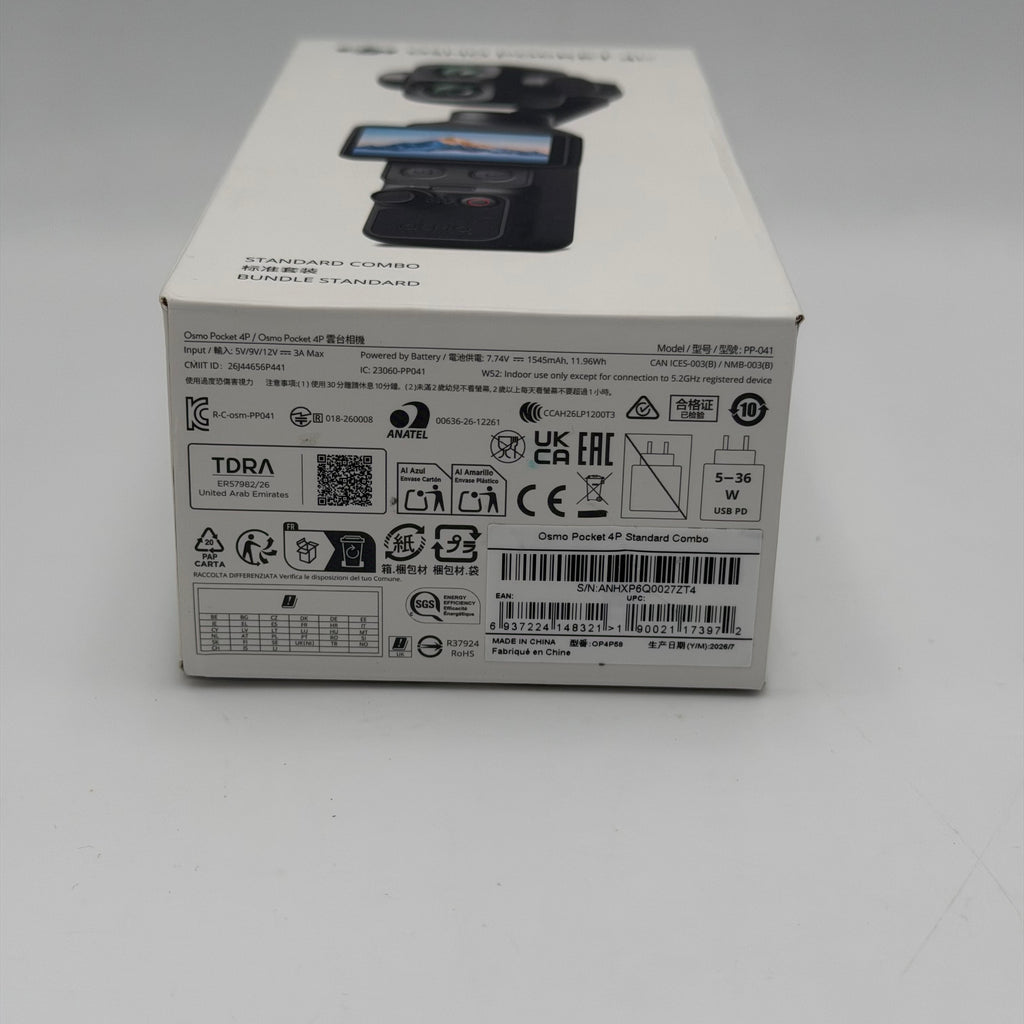 DJI Pocket 4p Action Camera Black Used - A