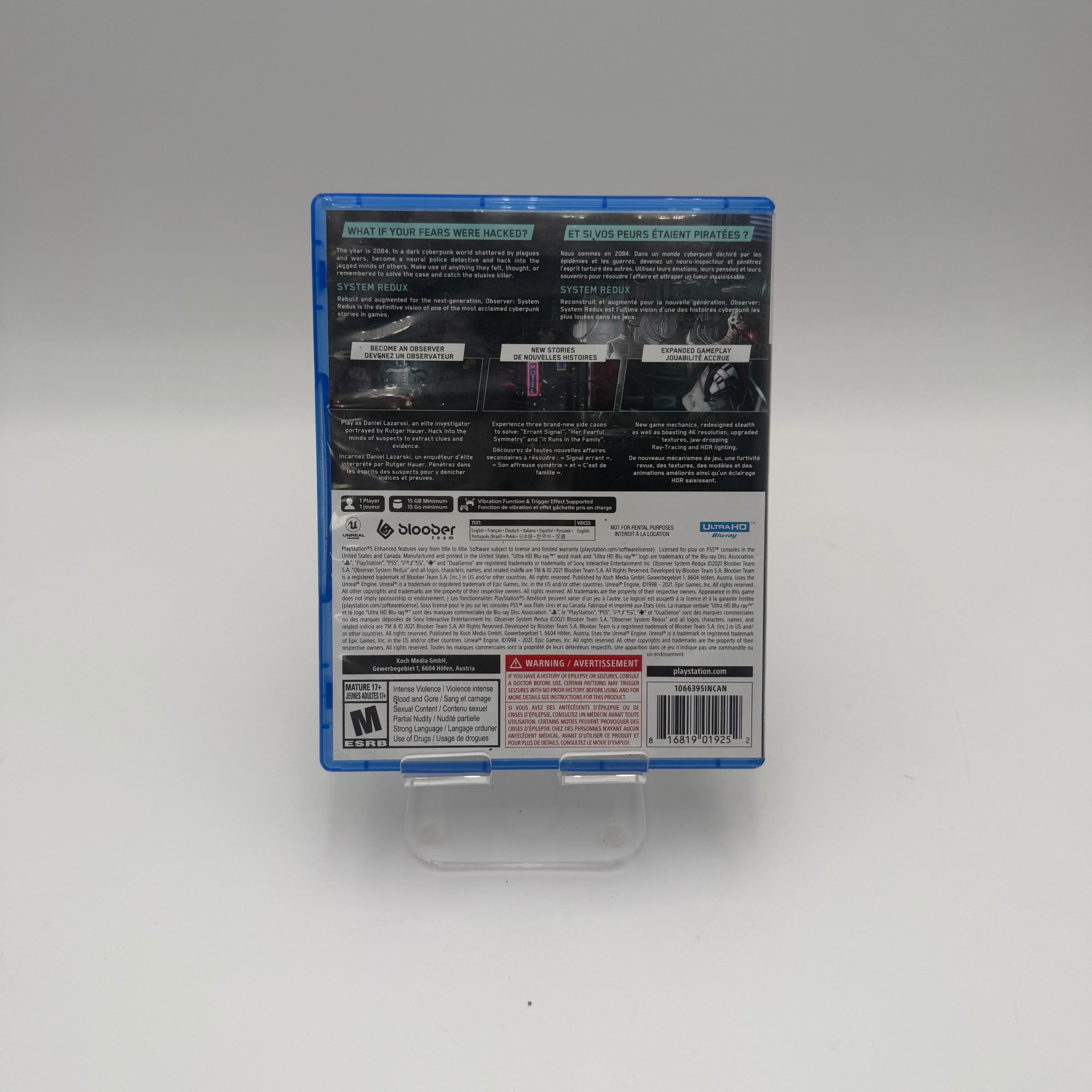 Sony PlayStation 5 PS5 Observer: System Redux - Tested/Working