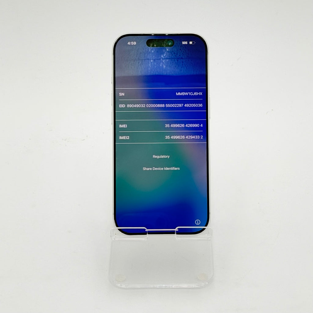 Unlocked Apple iPhone 17 Pro 256GB Silver Battery Health 95%