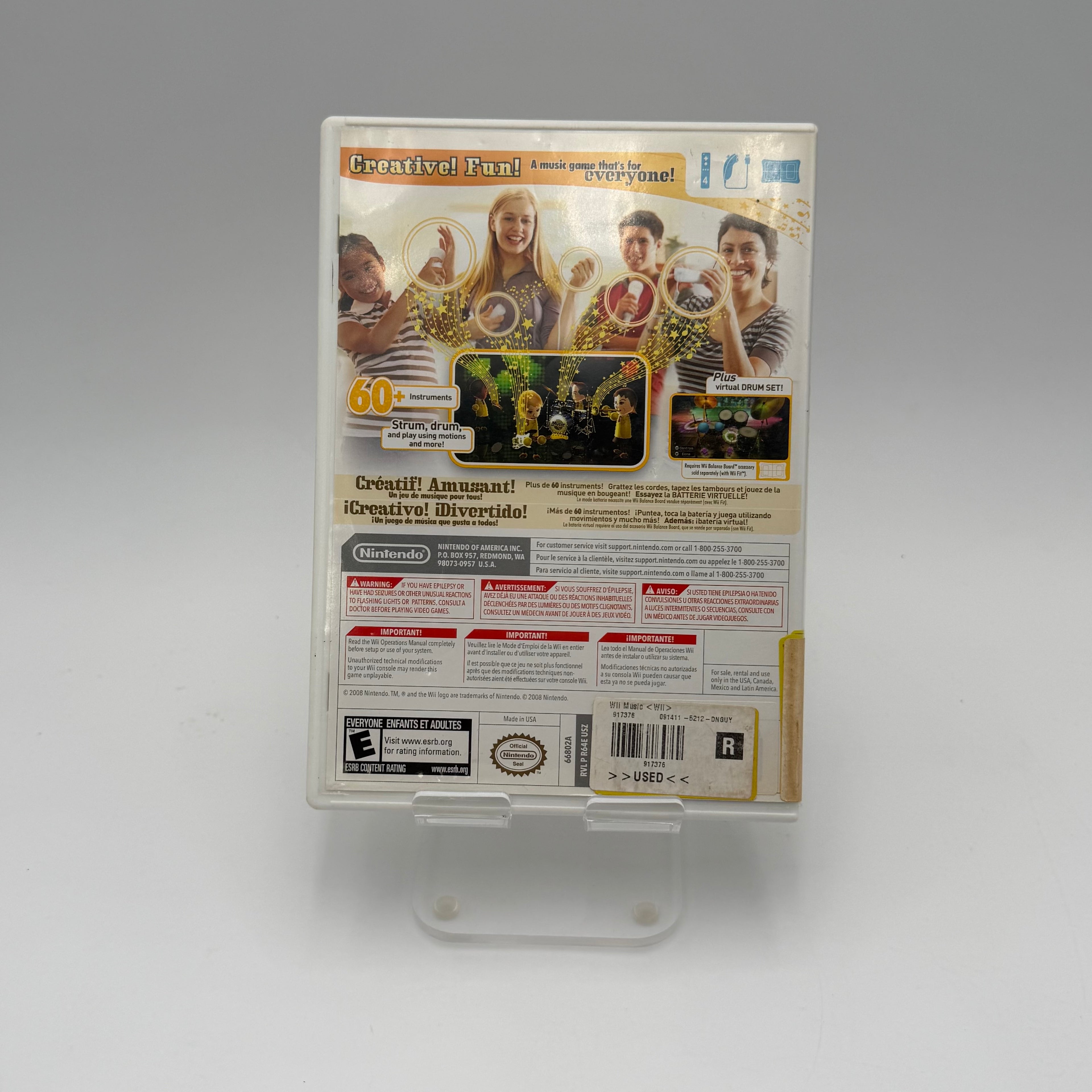 Wii Music Nintendo Wii Wii - Used With Box Cartridge