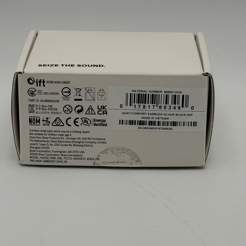 Bose QuietComfort Earbuds 2020 Black New Open Box