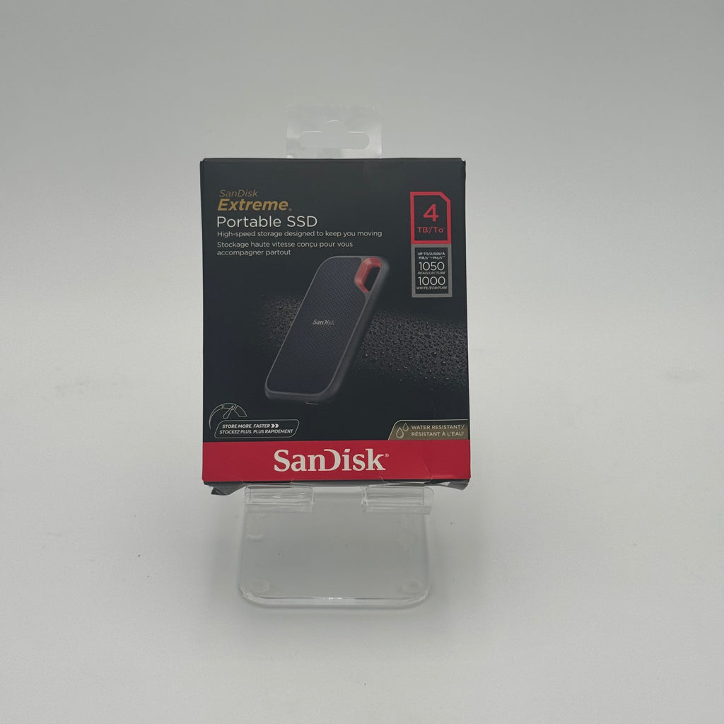 SanDisk Extreme Portable SSD 4TB External Hard Drive - New Open Box