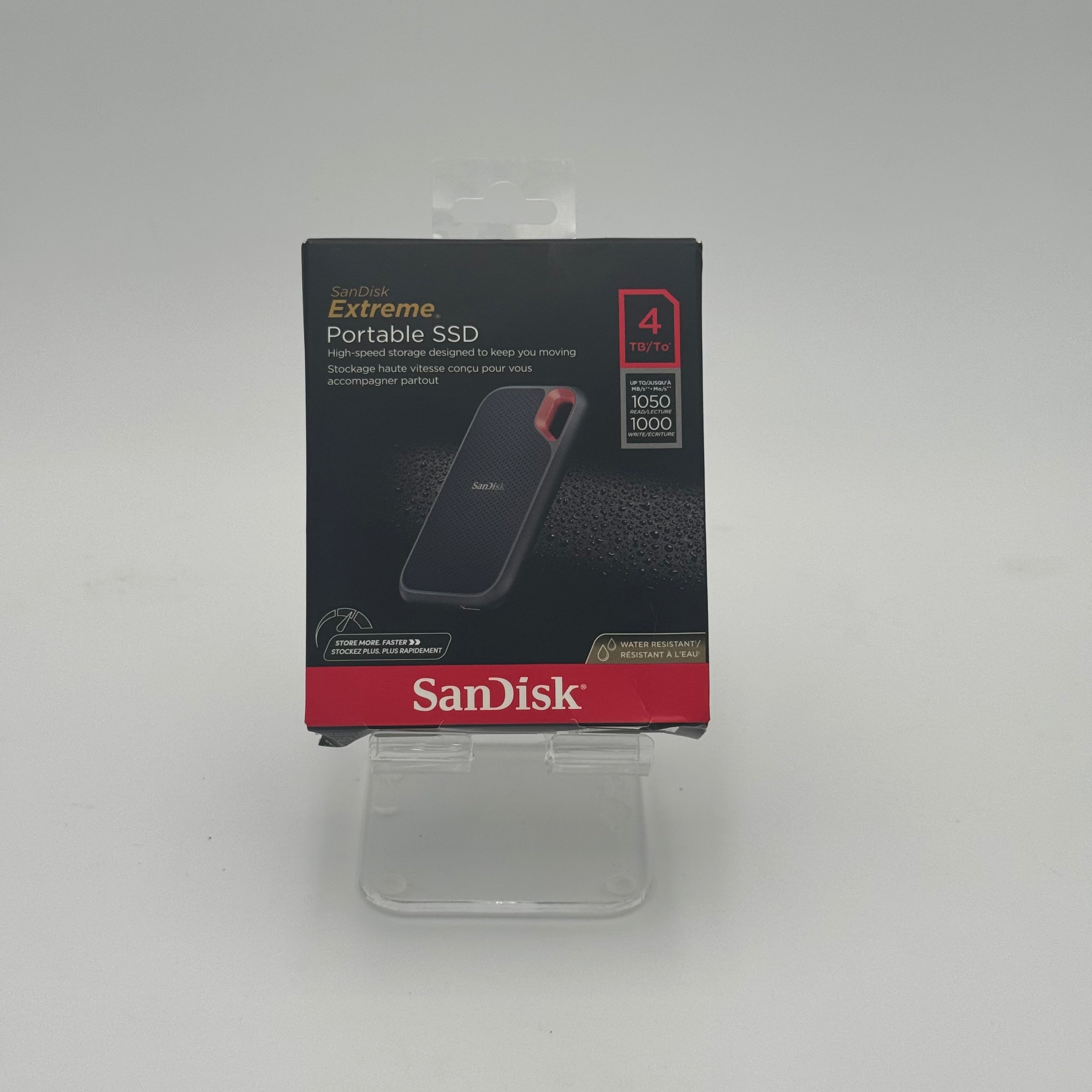 SanDisk Extreme Portable SSD 4TB External Hard Drive - New Open Box