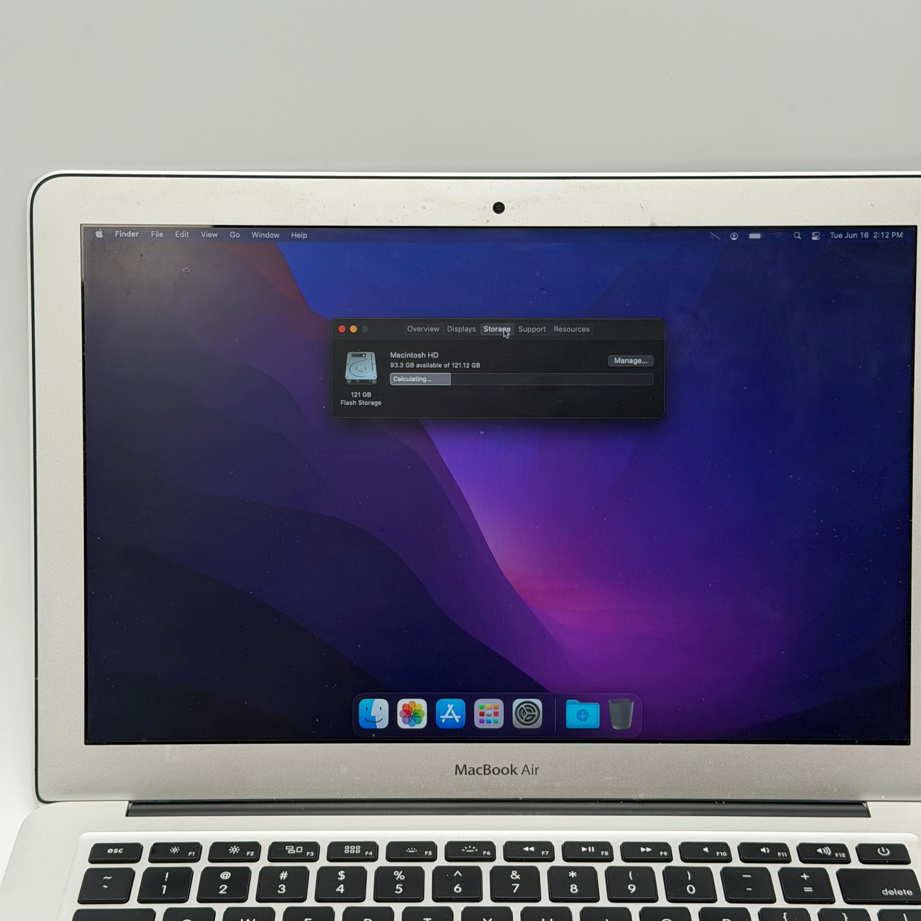 Apple MacBook Air 13" A1466 2017 13-inch 8GB RAM 128GB SSD Silver