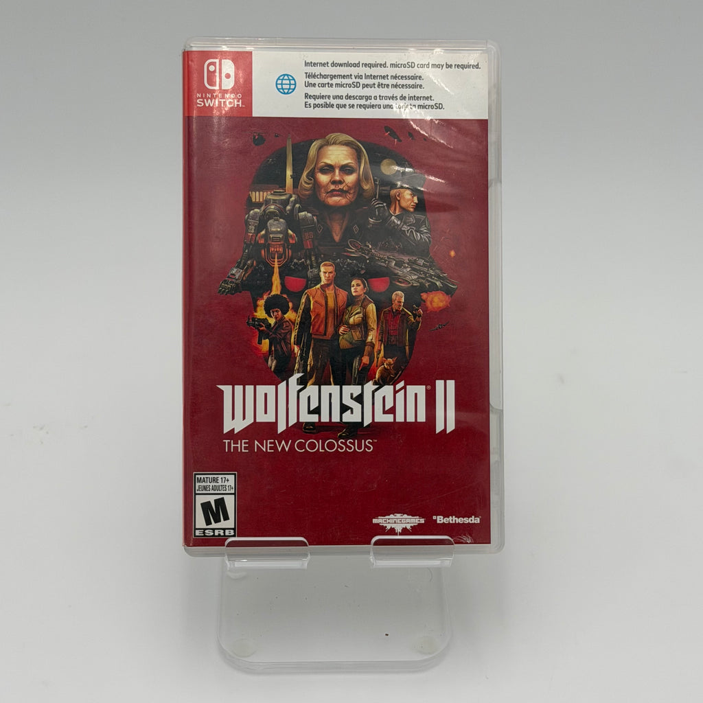 Nintendo Switch Wolfenstein II The New Colossus Black Used Game