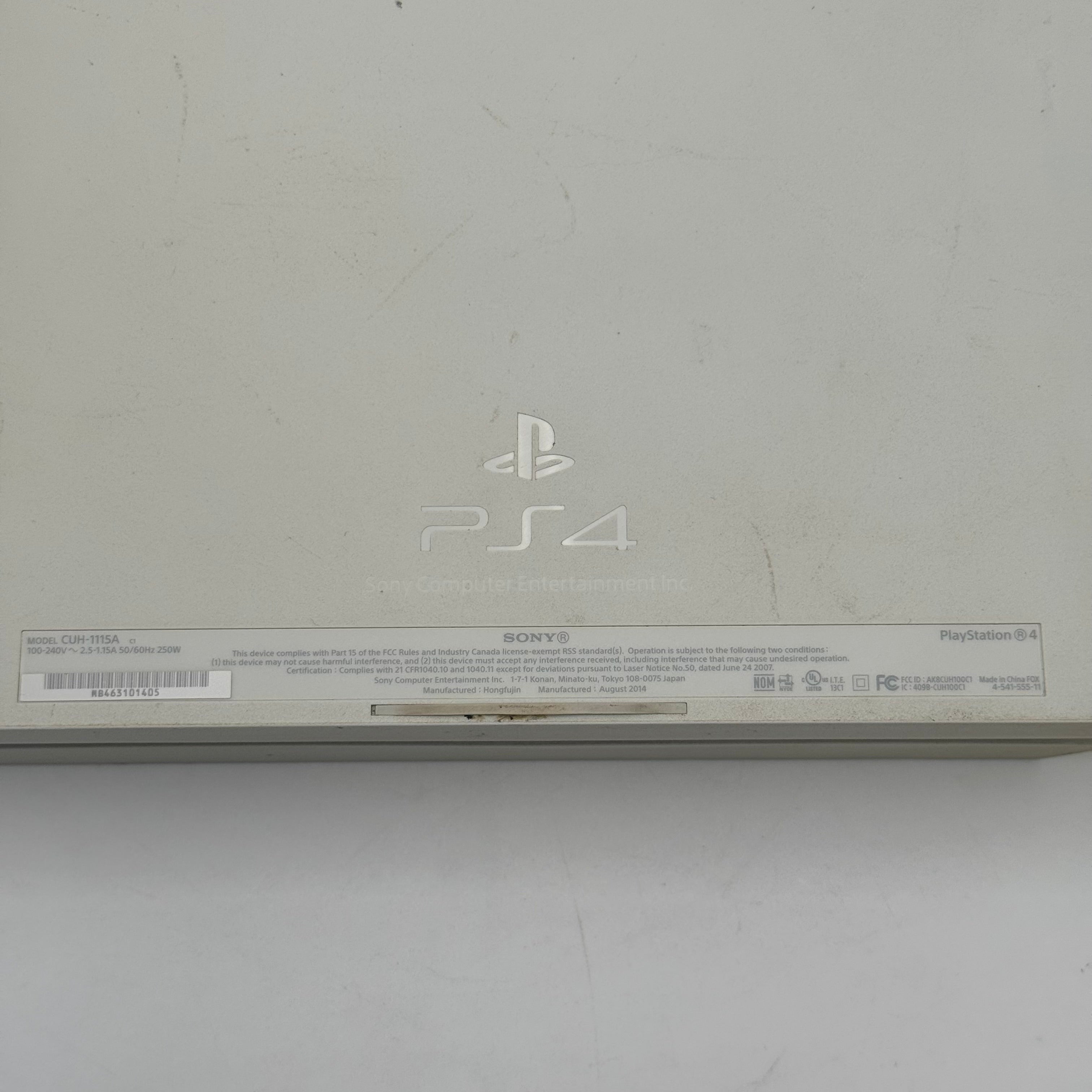 Bad HDMI Port Sony PlayStation 4 PS4 500GB Console White (CUH-1115A)