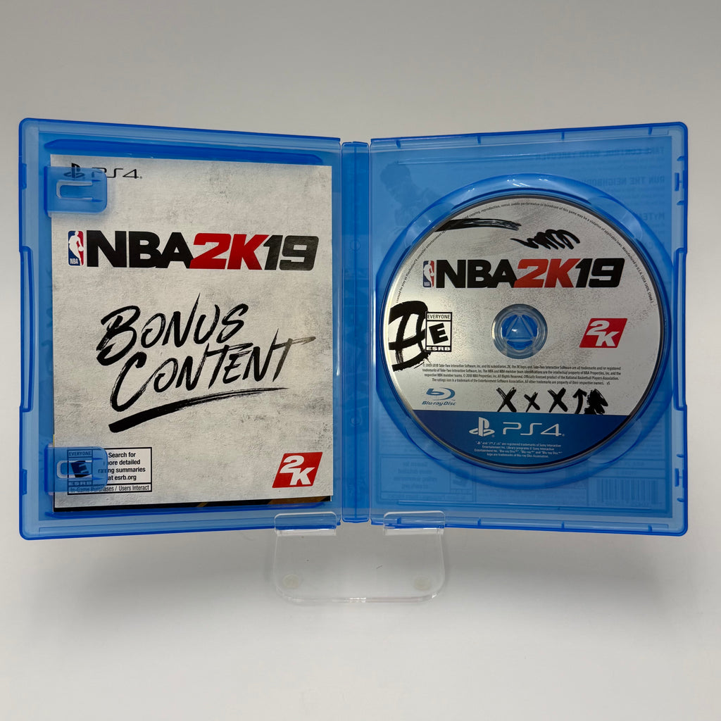 NBA 2K19 Sony Playstation 4 PS4 Video Game Disc w/ Case