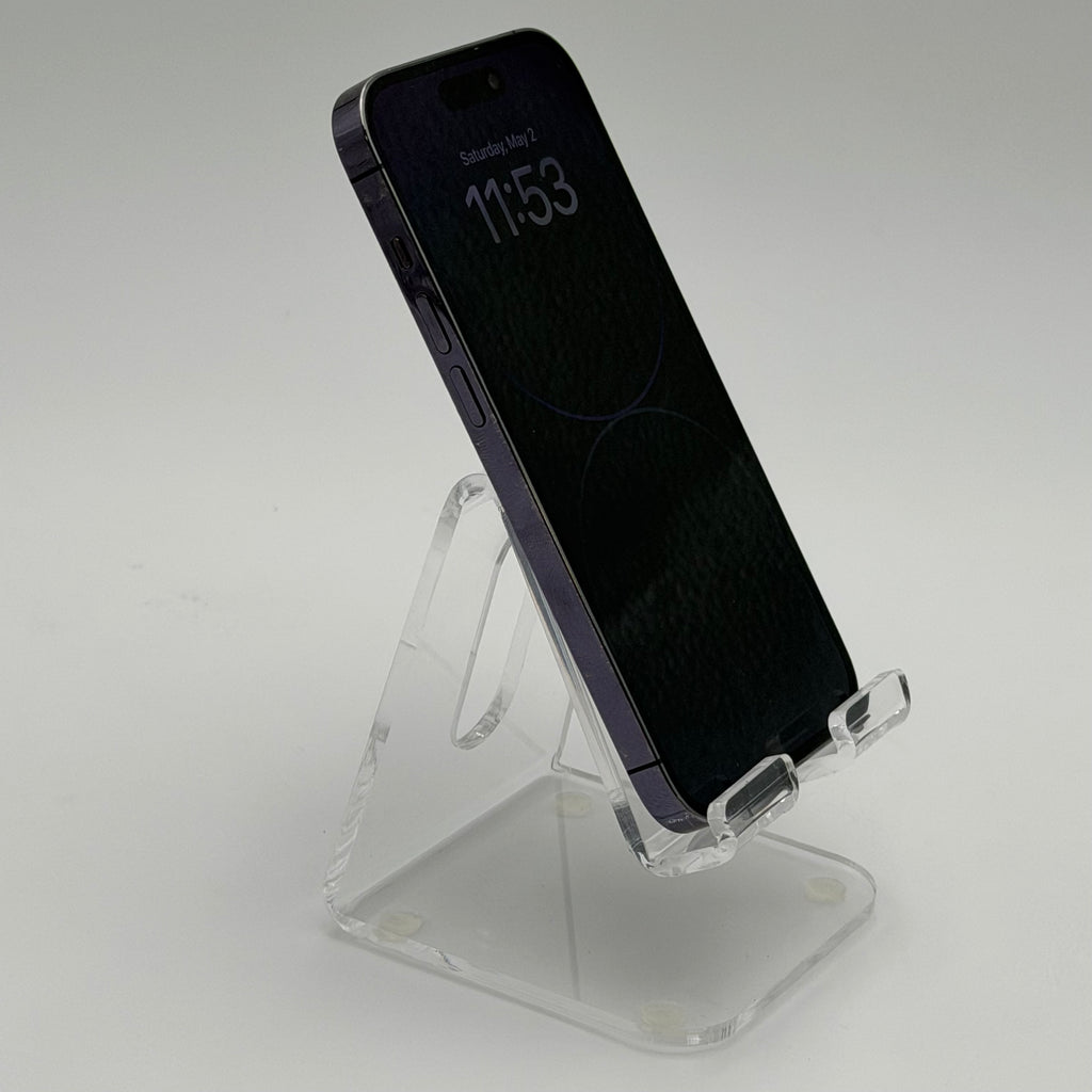 Apple iPhone 14 Pro 128GB Unlocked - Purple CRACKED BACK
