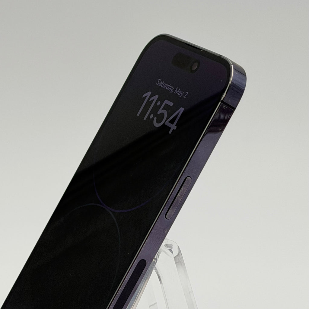 Apple iPhone 14 Pro 128GB Unlocked - Purple CRACKED BACK