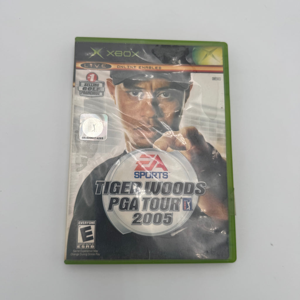 Xbox Tiger Woods PGA Tour 2005 Complete Game Disc with Case, Manual & Inserts
