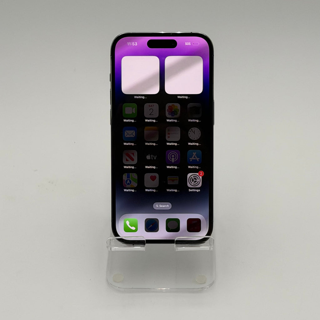 Apple iPhone 14 Pro 128GB Unlocked - Purple CRACKED BACK