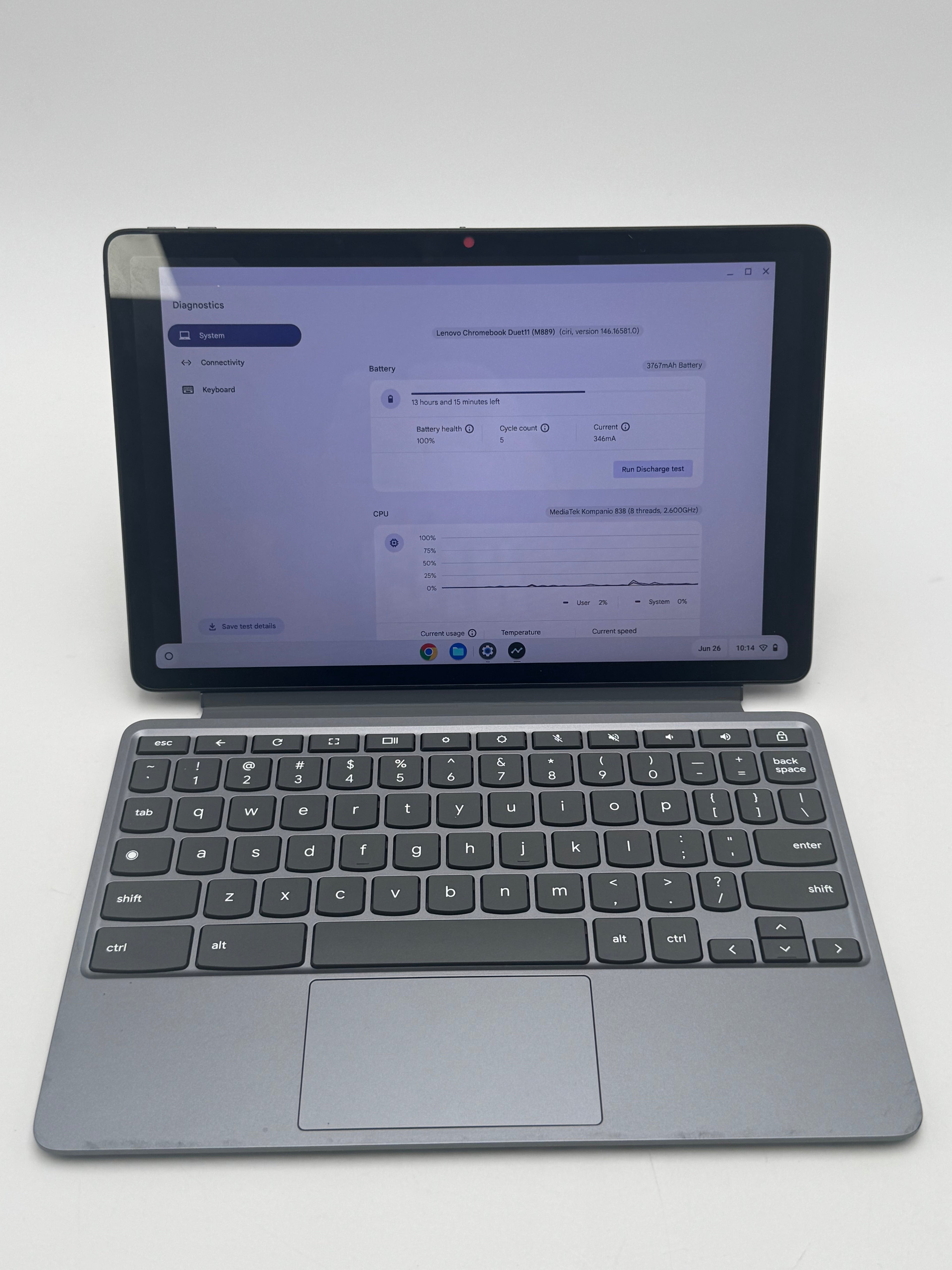 Lenovo Chromebook Duet 11 11888M 11" Chromebook Black 4GB RAM 128GB