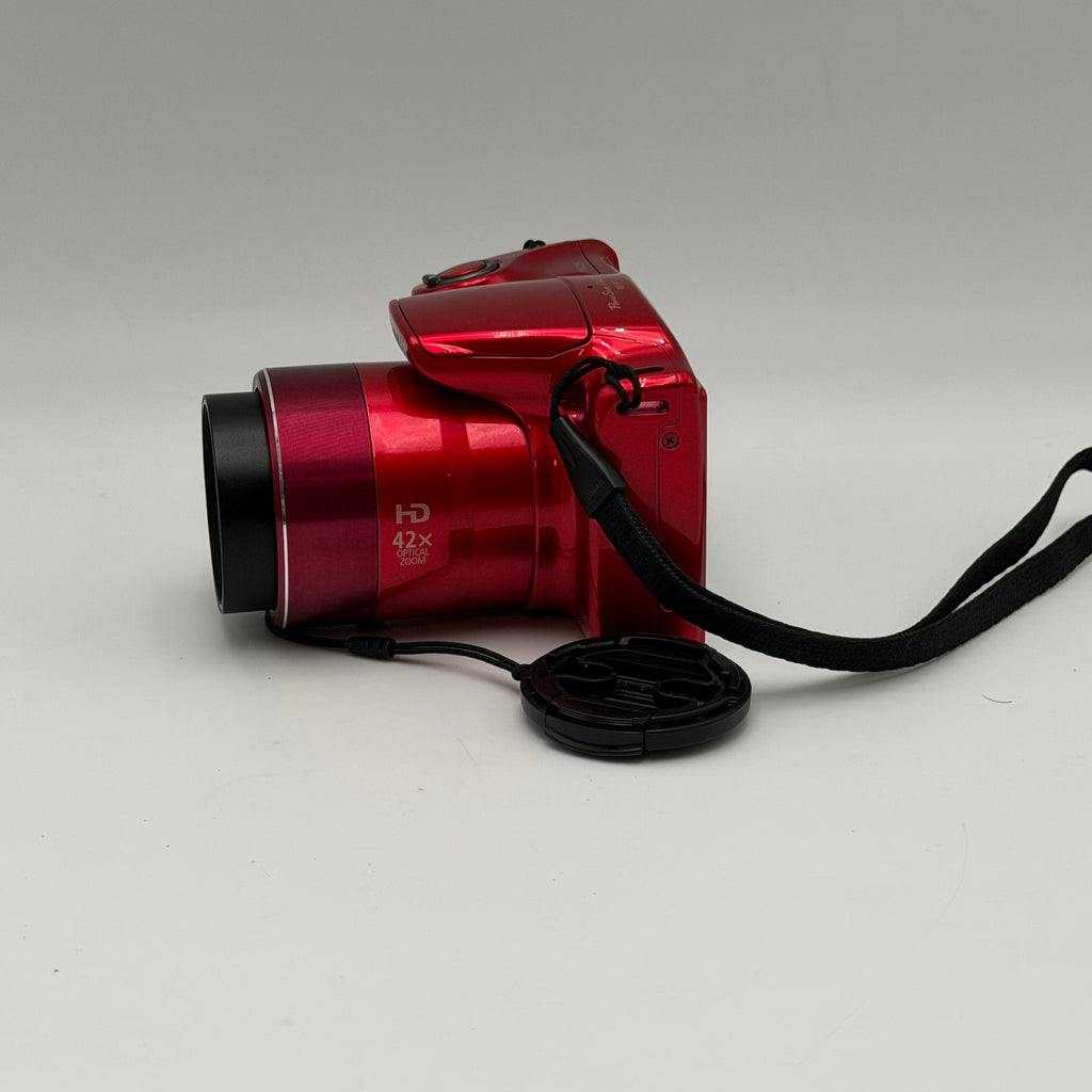 Canon PowerShot SX420 IS Digital Camera Red Used - A