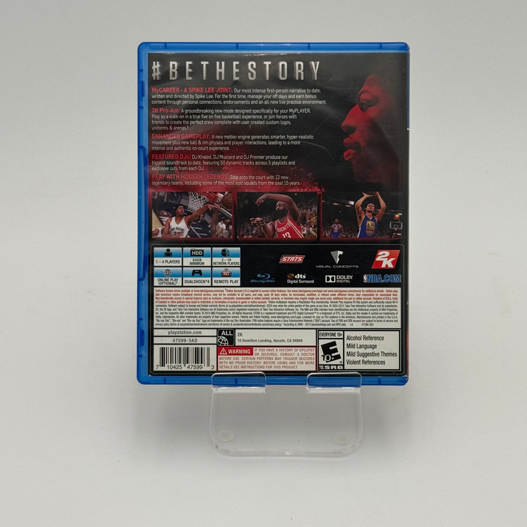 Playstation 4 NBA 2K16 Video Game - Used B - Black