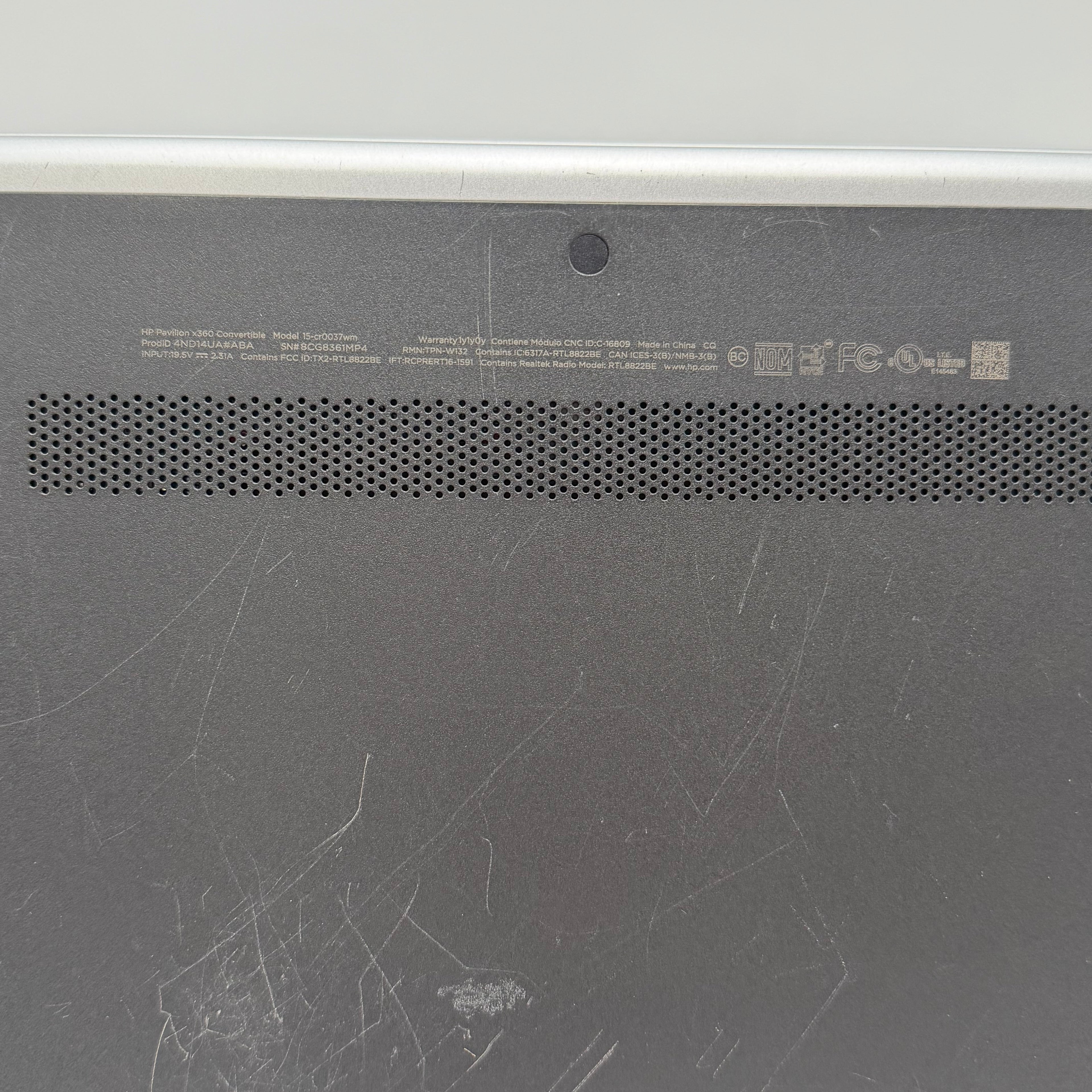 NY09-59185 HP Pavilion x360 15-cr0037wm Laptop