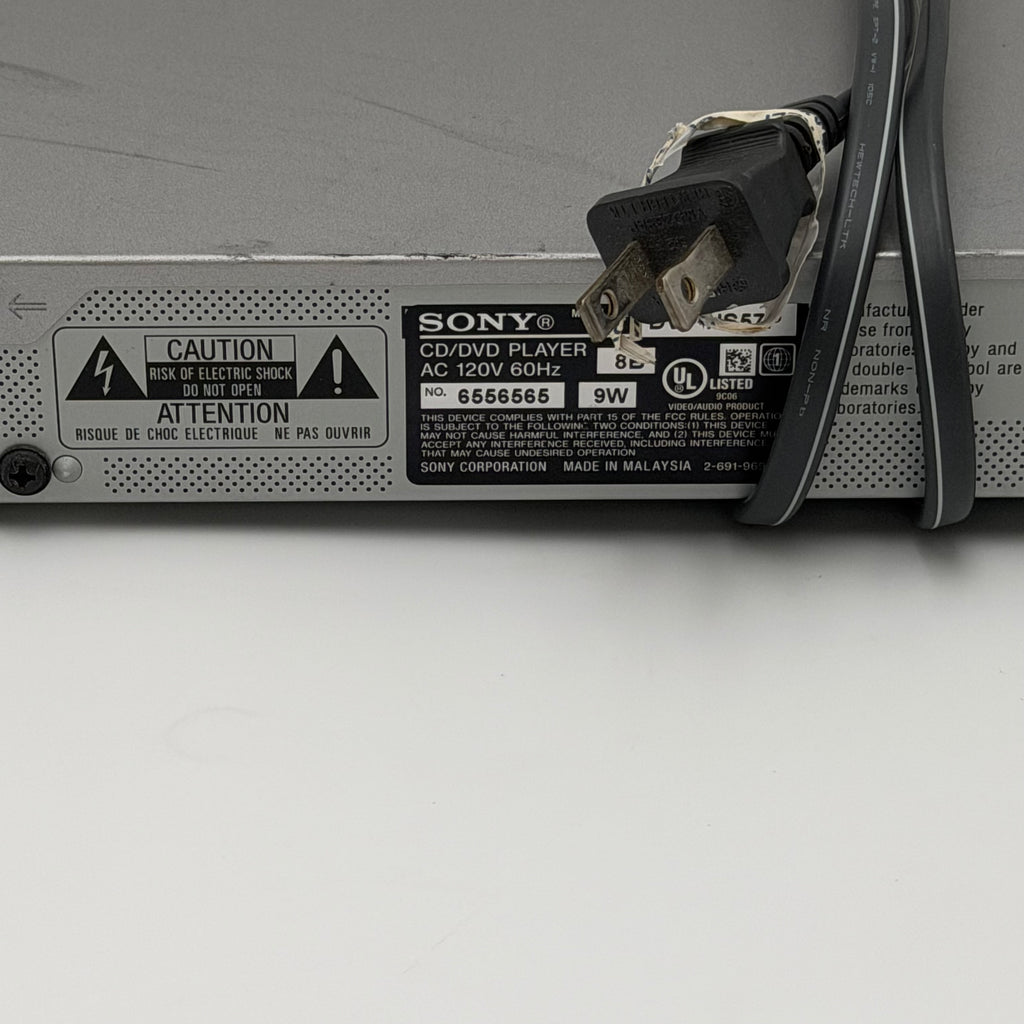 Sony NS57p DVD Player Silver Broken