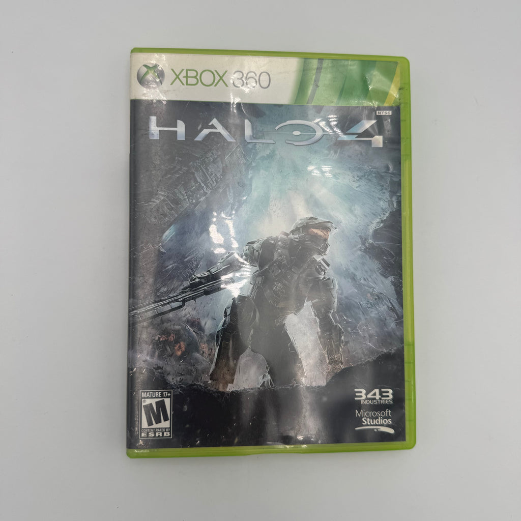 Xbox 360 Halo 4 Video Game - Green Case - Tested Working