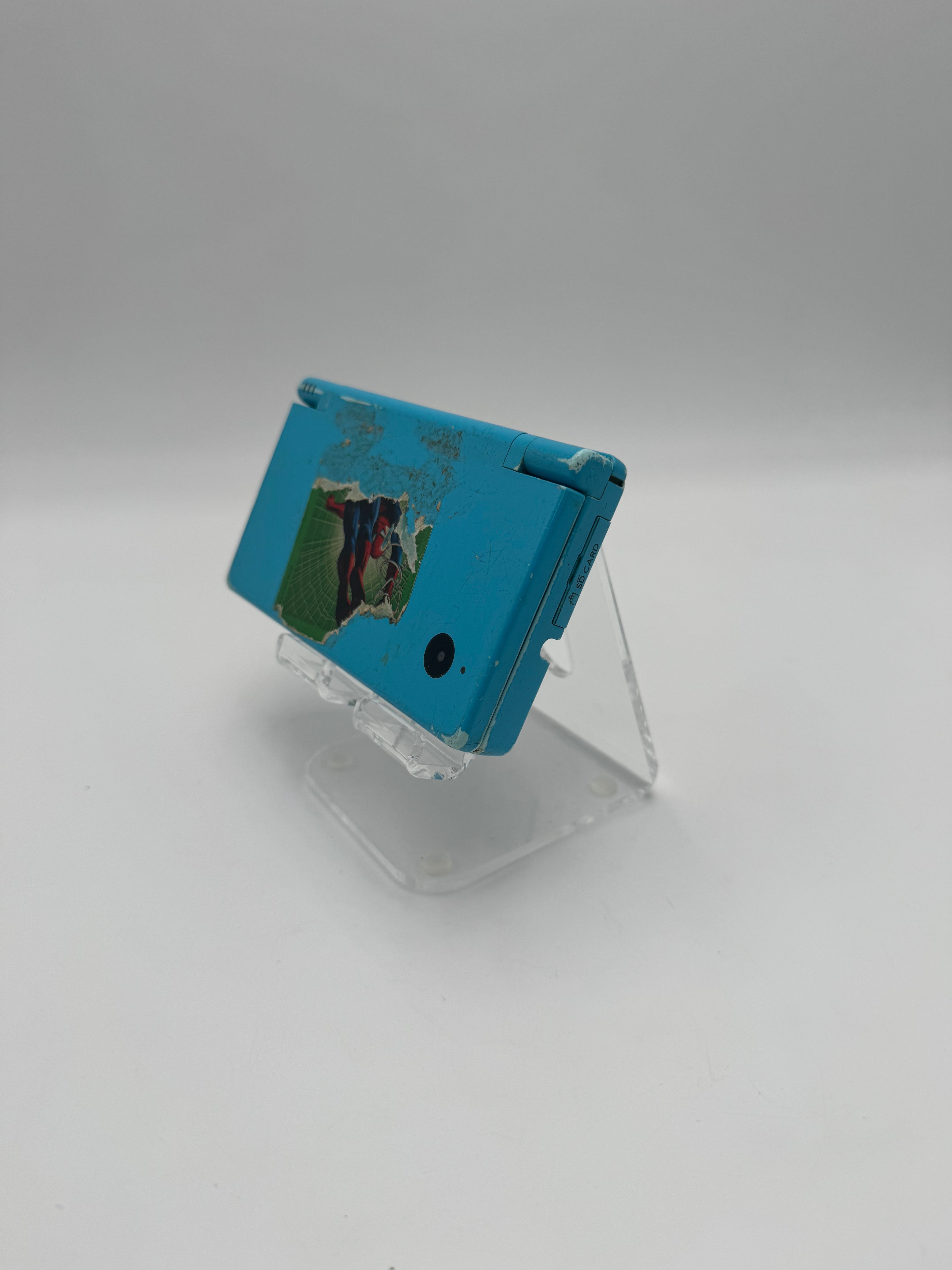 Nintendo DSi (TWL-001) 2008 Handheld Video Game System - Blue- Broken
