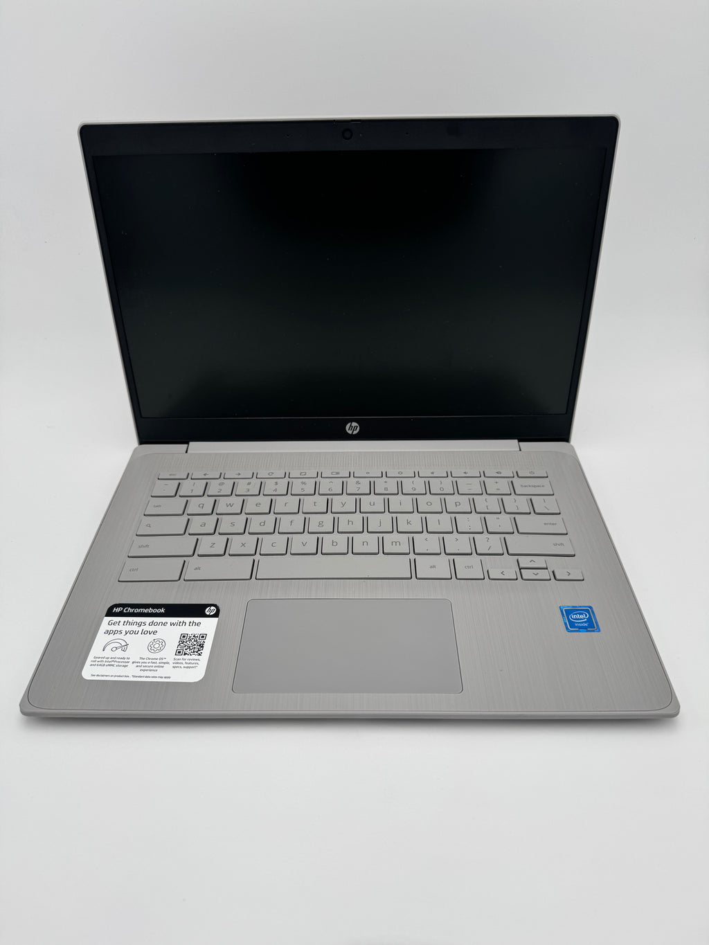 HP 14a-ne0013dx Chromebook 14" Intel Celeron N4120 4GB RAM 64GB Silver Laptop
