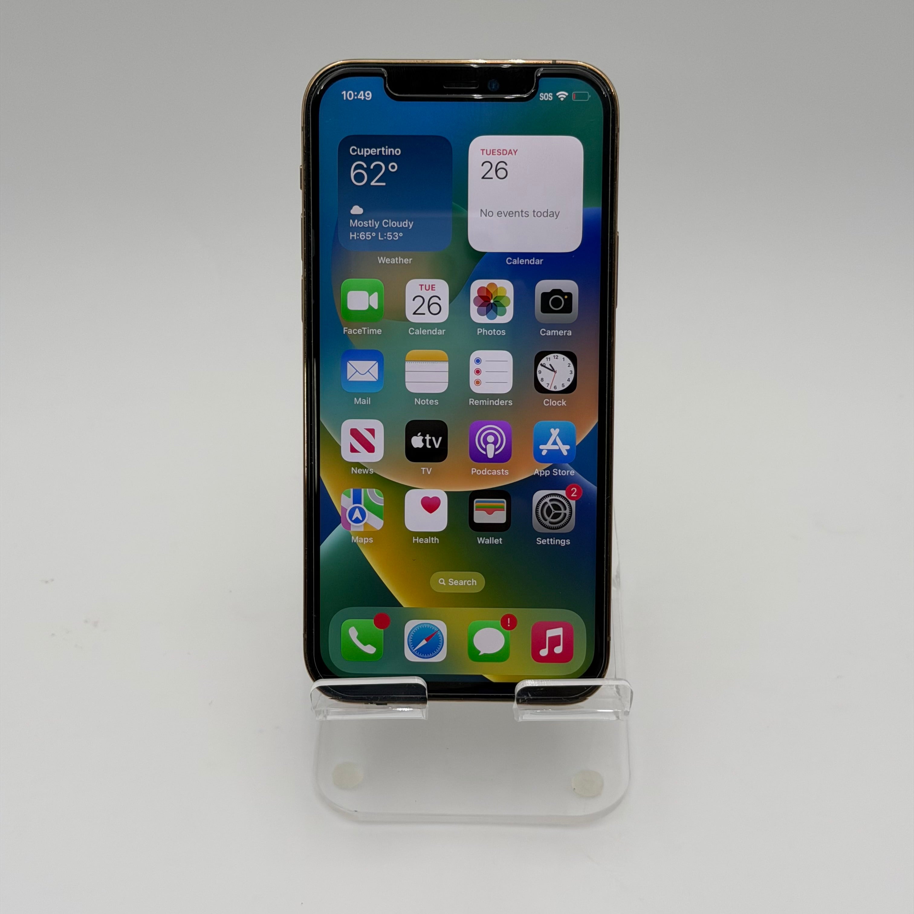 Broken AT&T Apple iPhone 12 Pro 128GB Gold - 87% BH