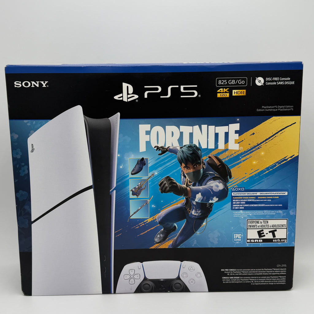 PlayStation 5 Slim Digital Edition Console 825 GB - Fortnite Bundle | Brand New