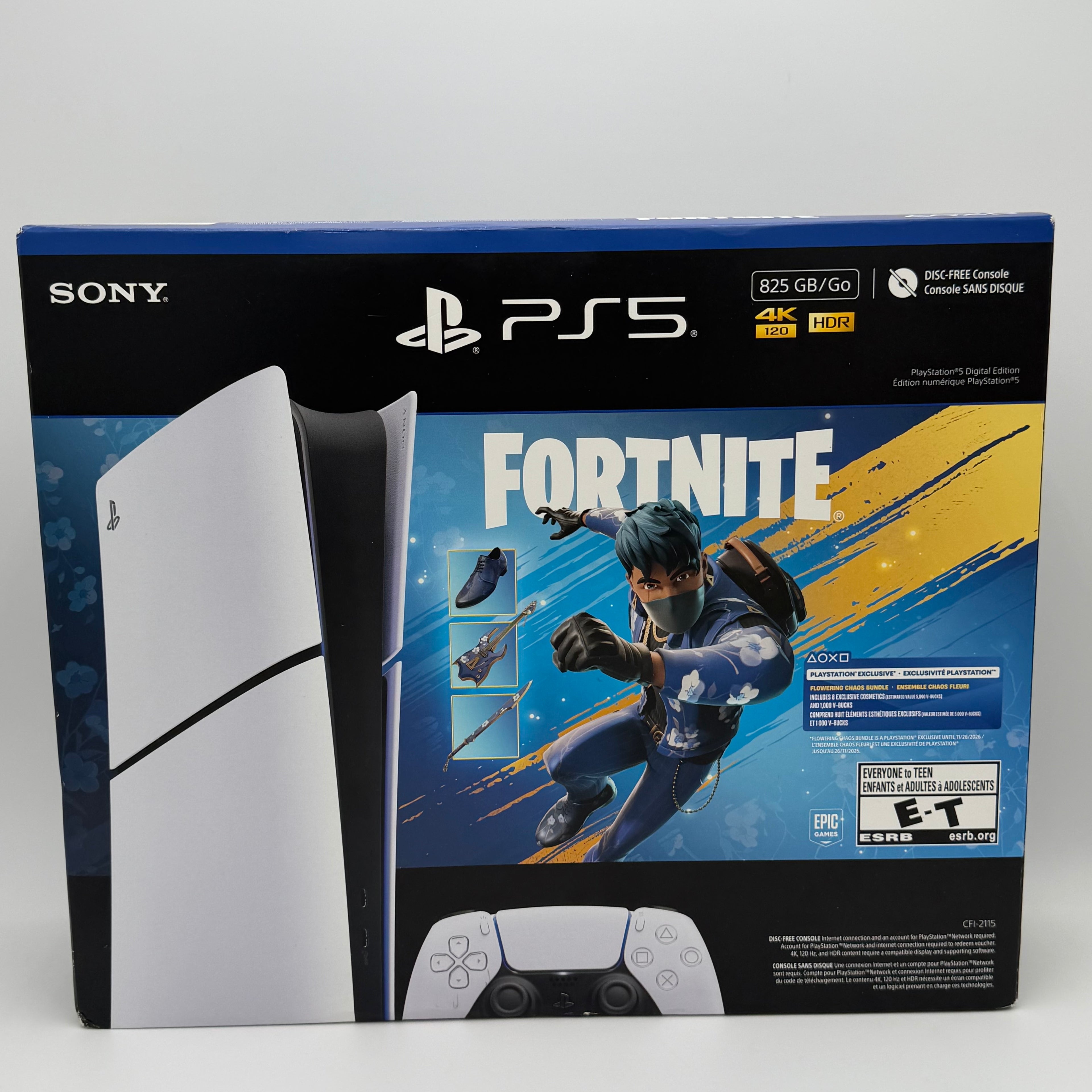 PlayStation 5 Slim Digital Edition Console 825 GB - Fortnite Bundle | Brand New