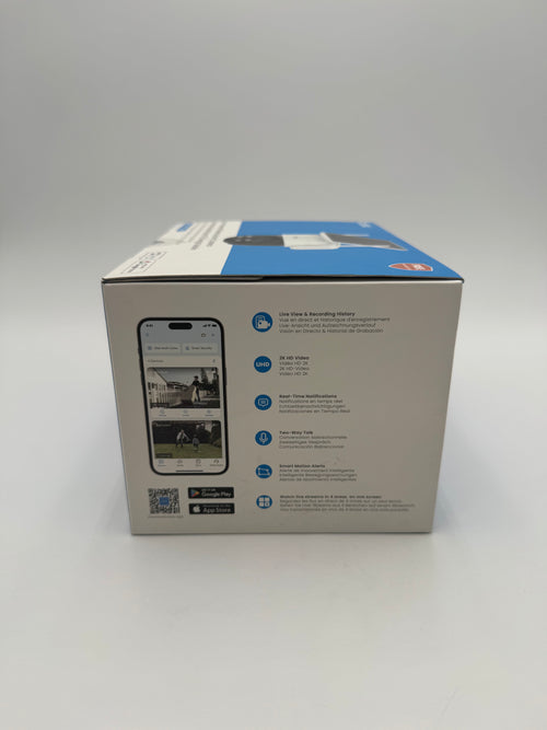 AOSU SolarCamD1Classic Solar Powered Wireless Security Camera White New