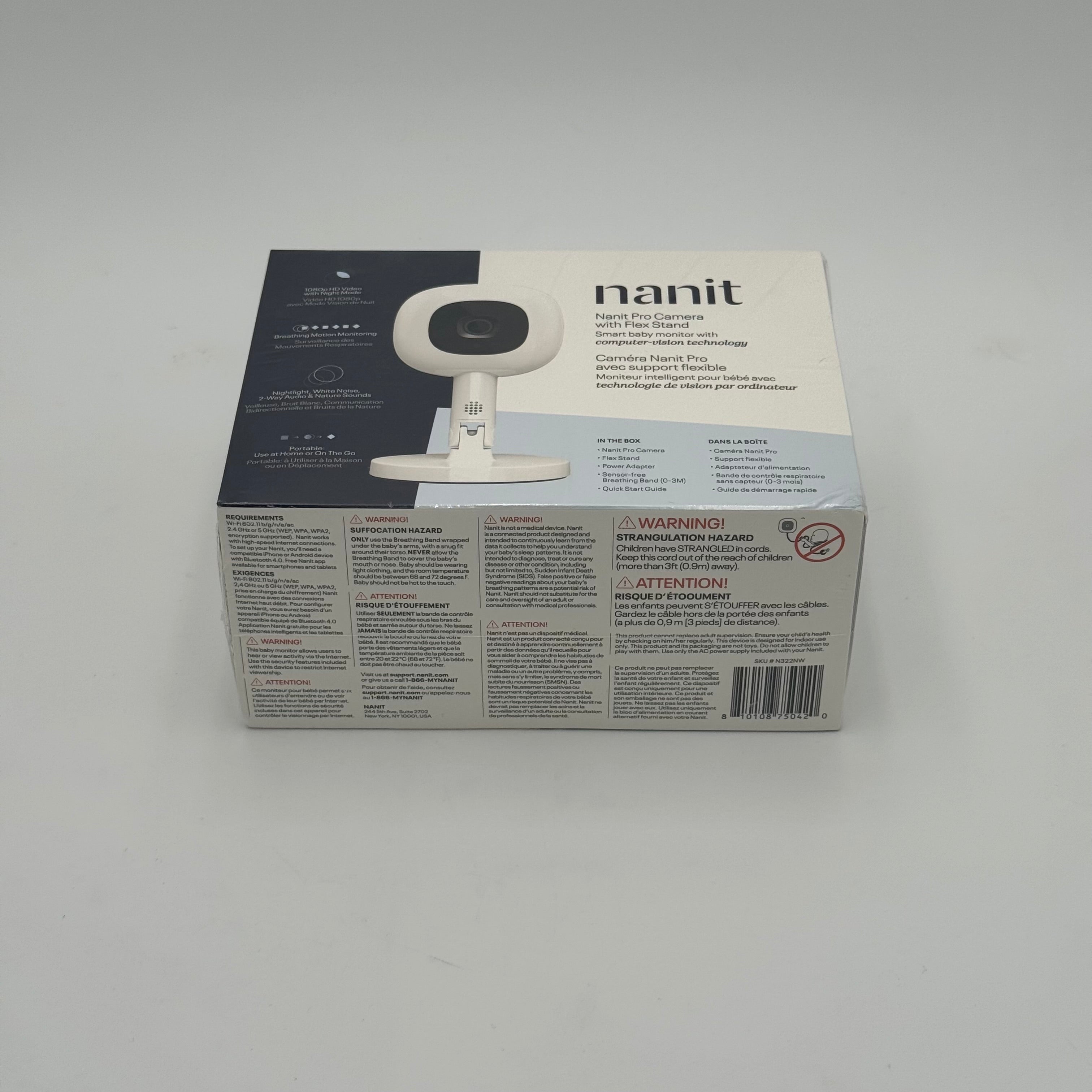 Nanit Pro Camera With Flex Stand - New In Box