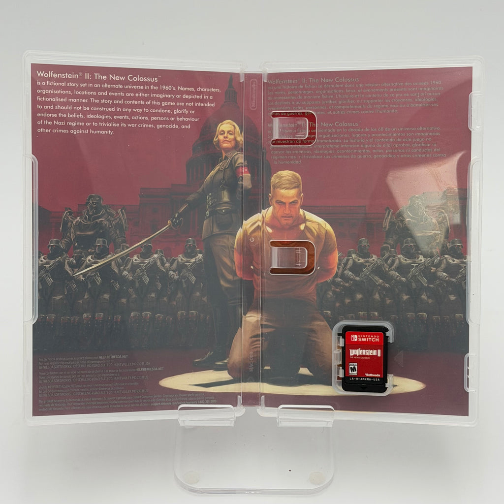 Nintendo Switch Wolfenstein II The New Colossus Black Used Game