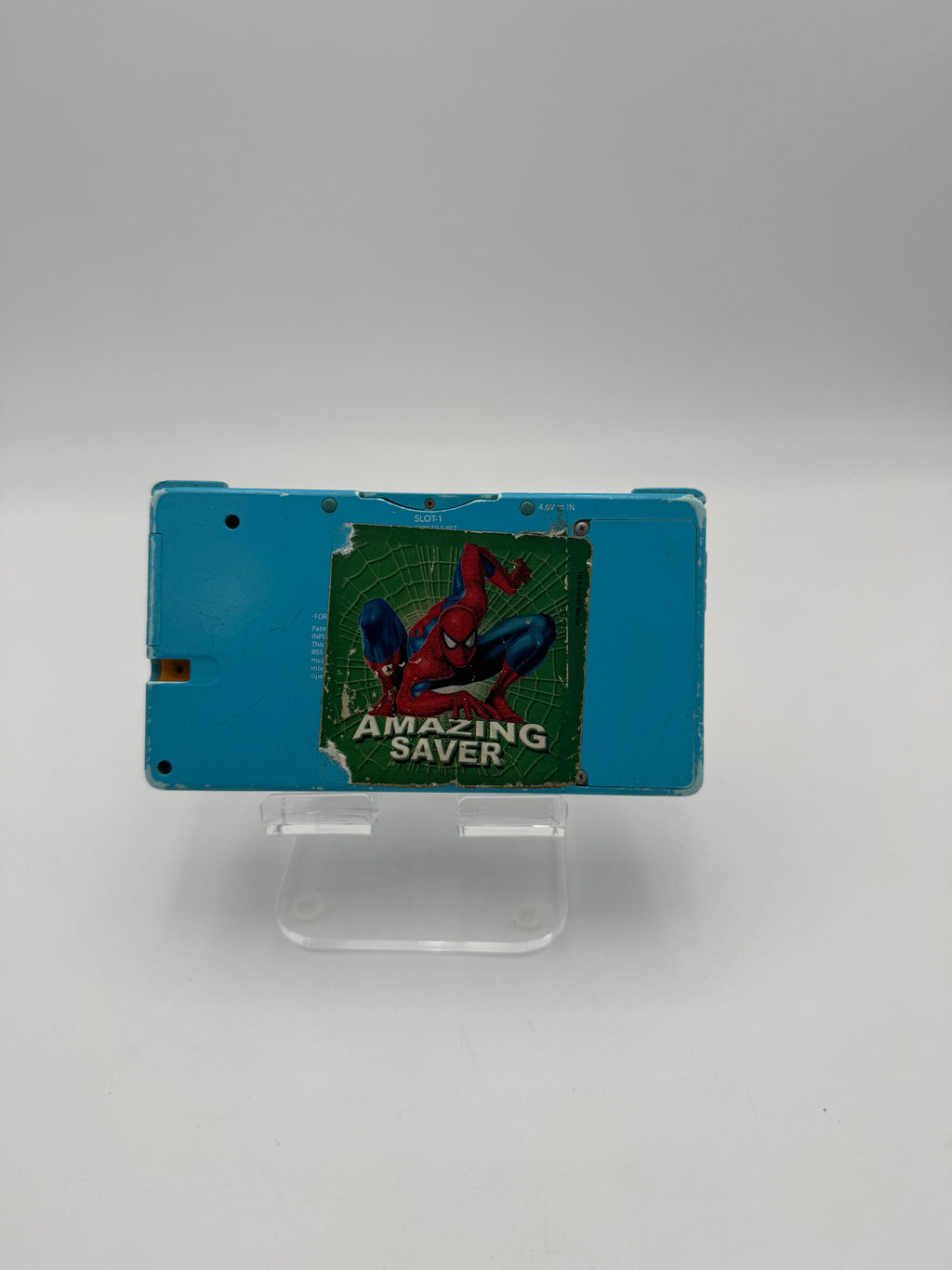 Nintendo DSi (TWL-001) 2008 Handheld Video Game System - Blue- Broken