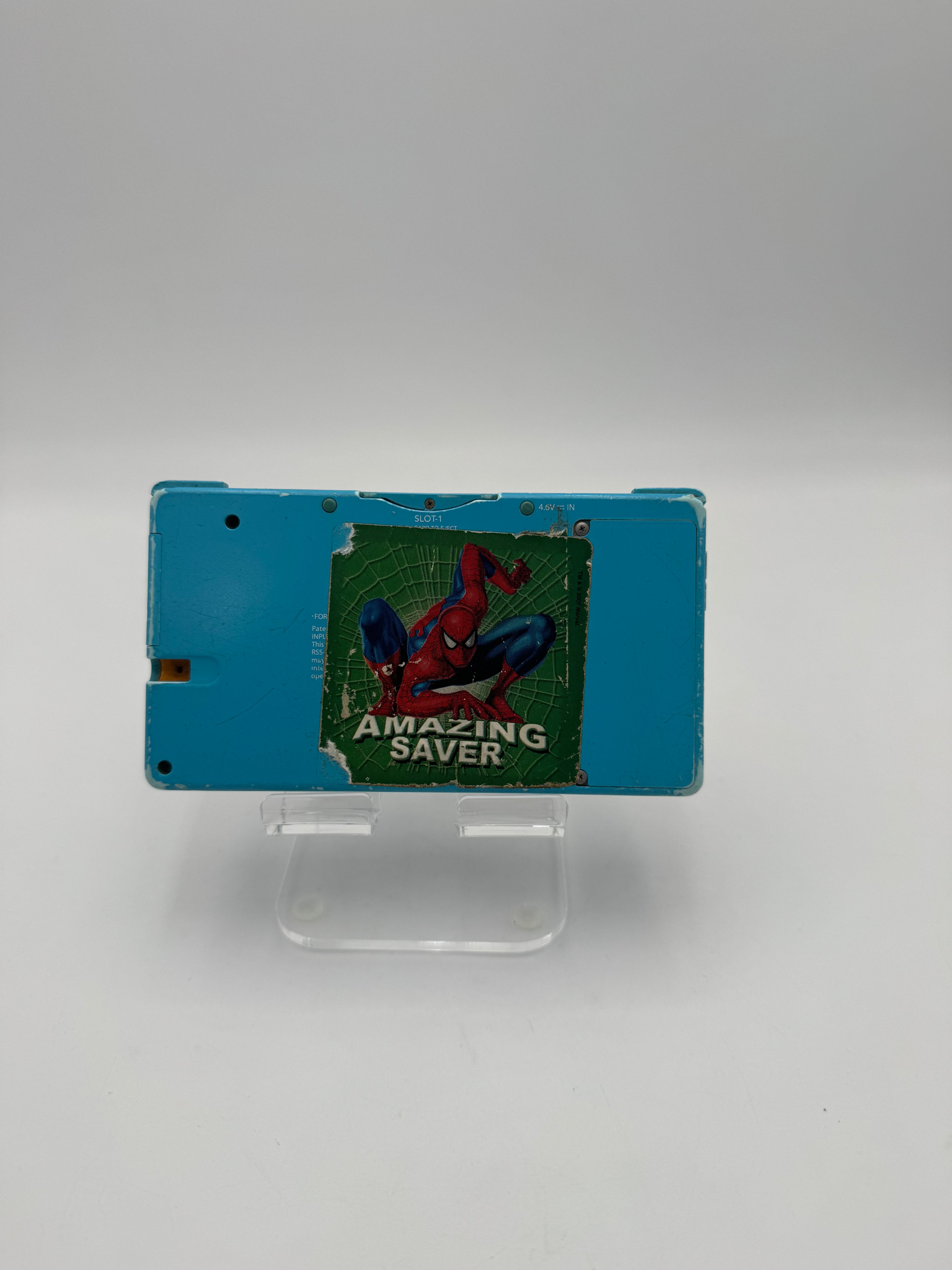 Nintendo DSi (TWL-001) 2008 Handheld Video Game System - Blue- Broken
