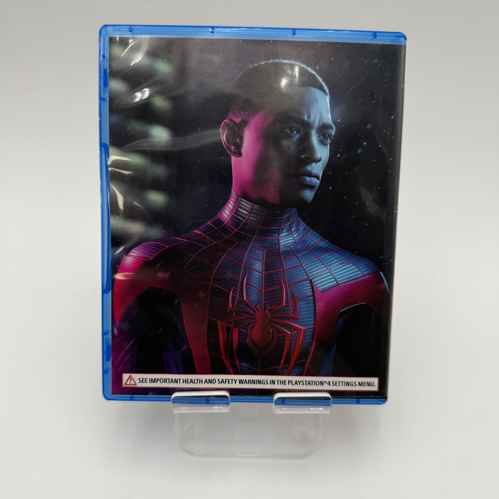 Marvel Spider-Man: Miles Morales for PlayStation 4 - Used, Blue, Case, Manual & Inserts