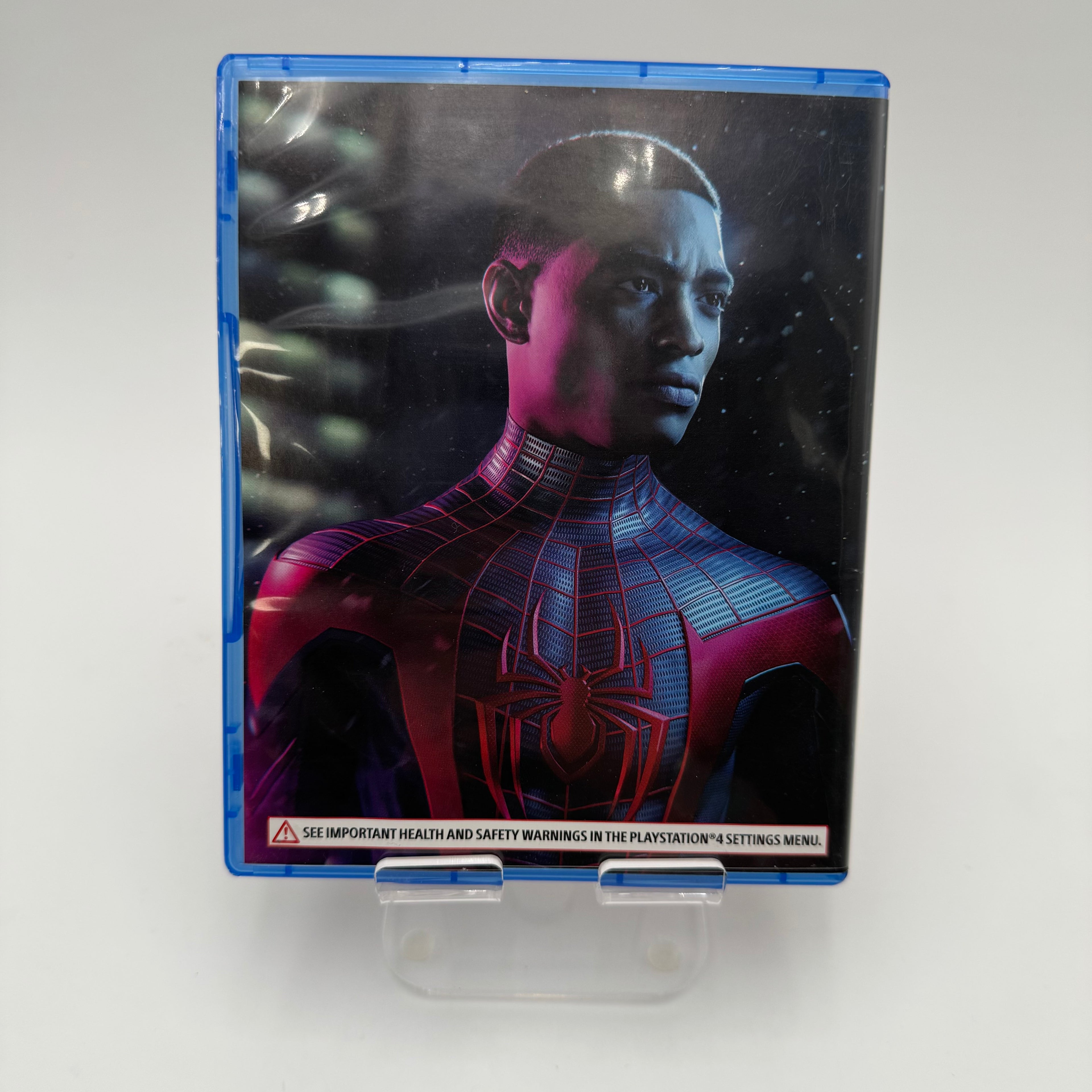 Marvel Spider-Man: Miles Morales for PlayStation 4 - Used, Blue, Case, Manual & Inserts