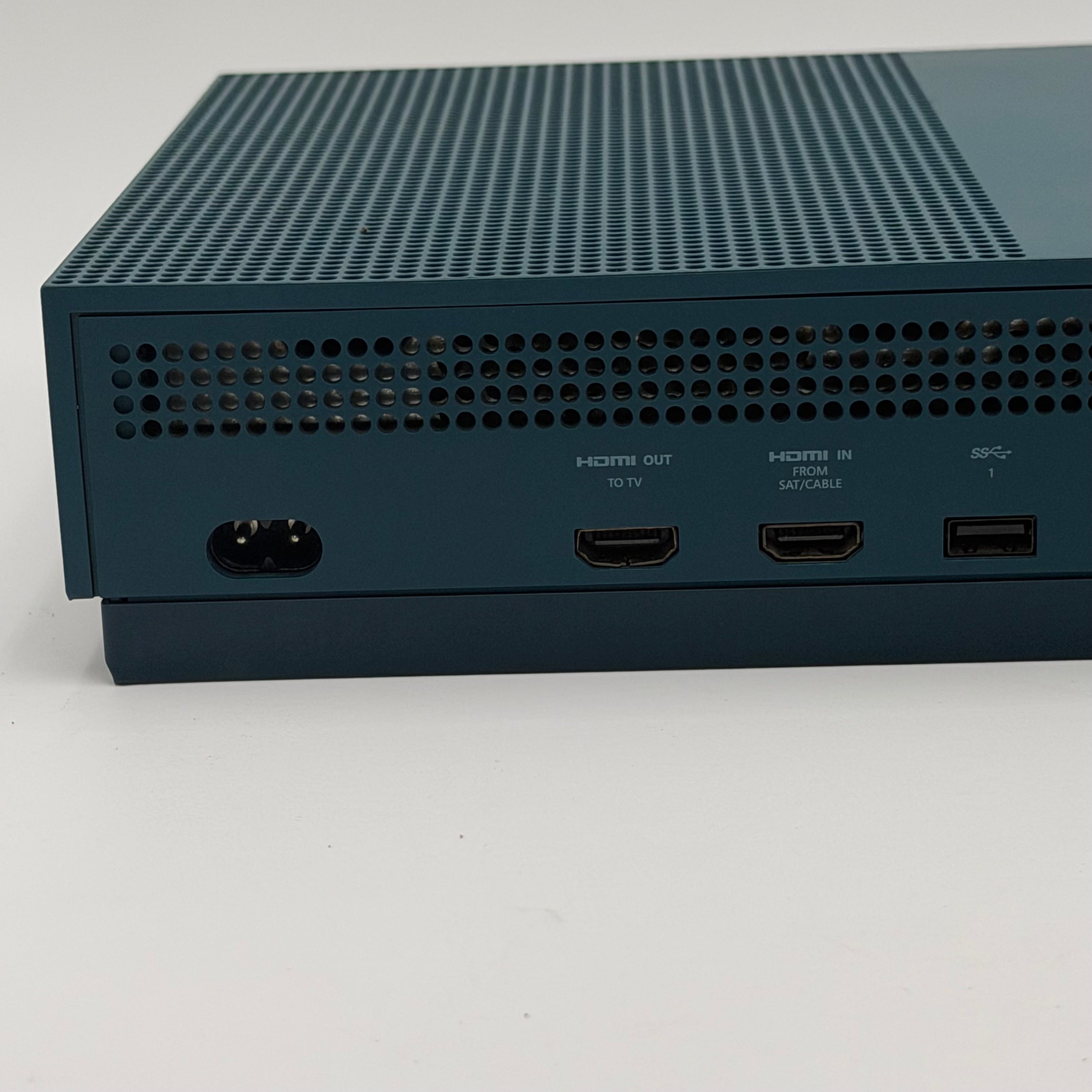 Microsoft Xbox One S 500gb Deep Blue Special Edition Model 1681 Game Console Only