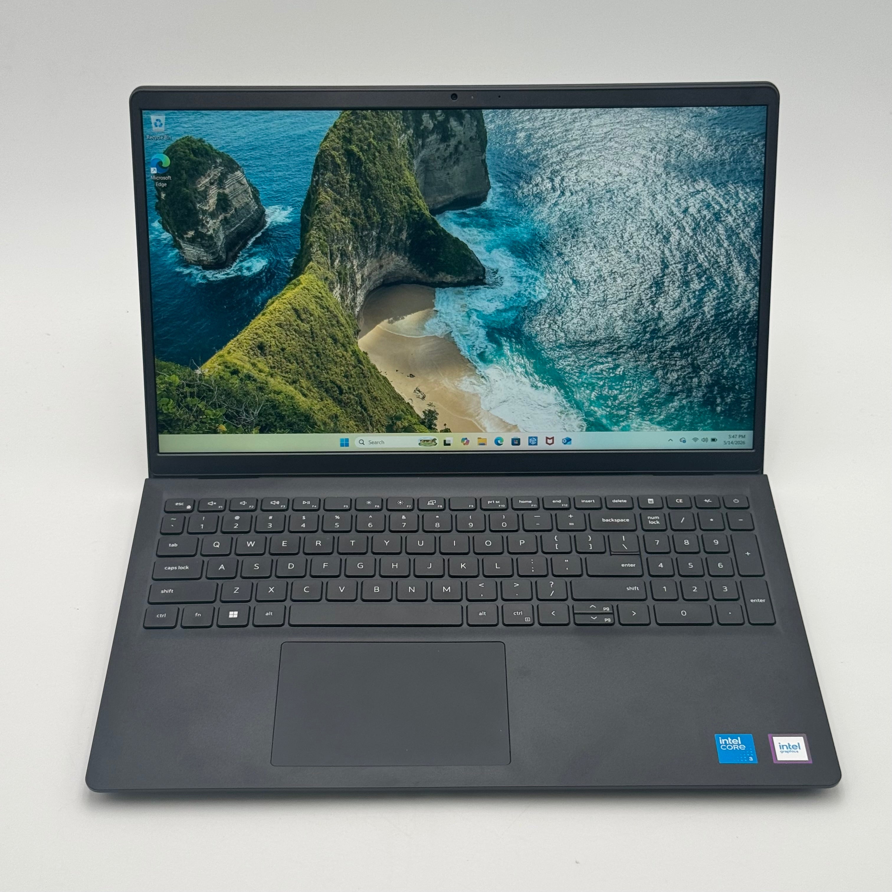 Dell 15 DC15250 Laptop Carbon Black 15.6" Display Intel Core 3 100U 8GB RAM 512GB SSD