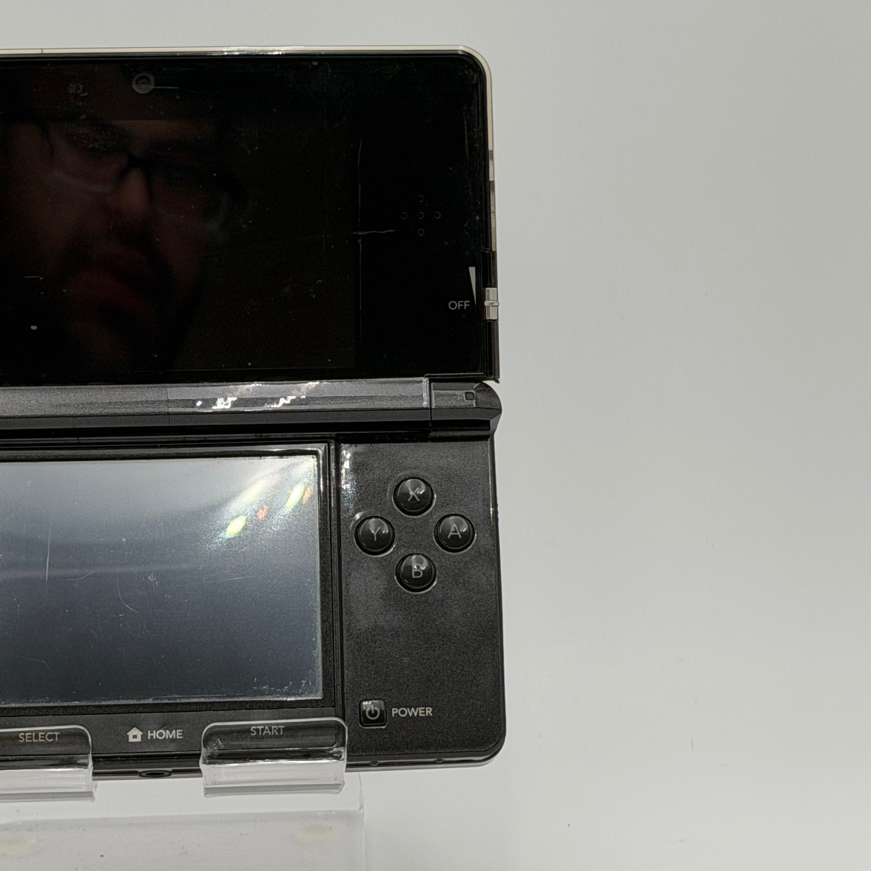 Nintendo 3DS CTR-001 2011 Black Video Game System - Broken