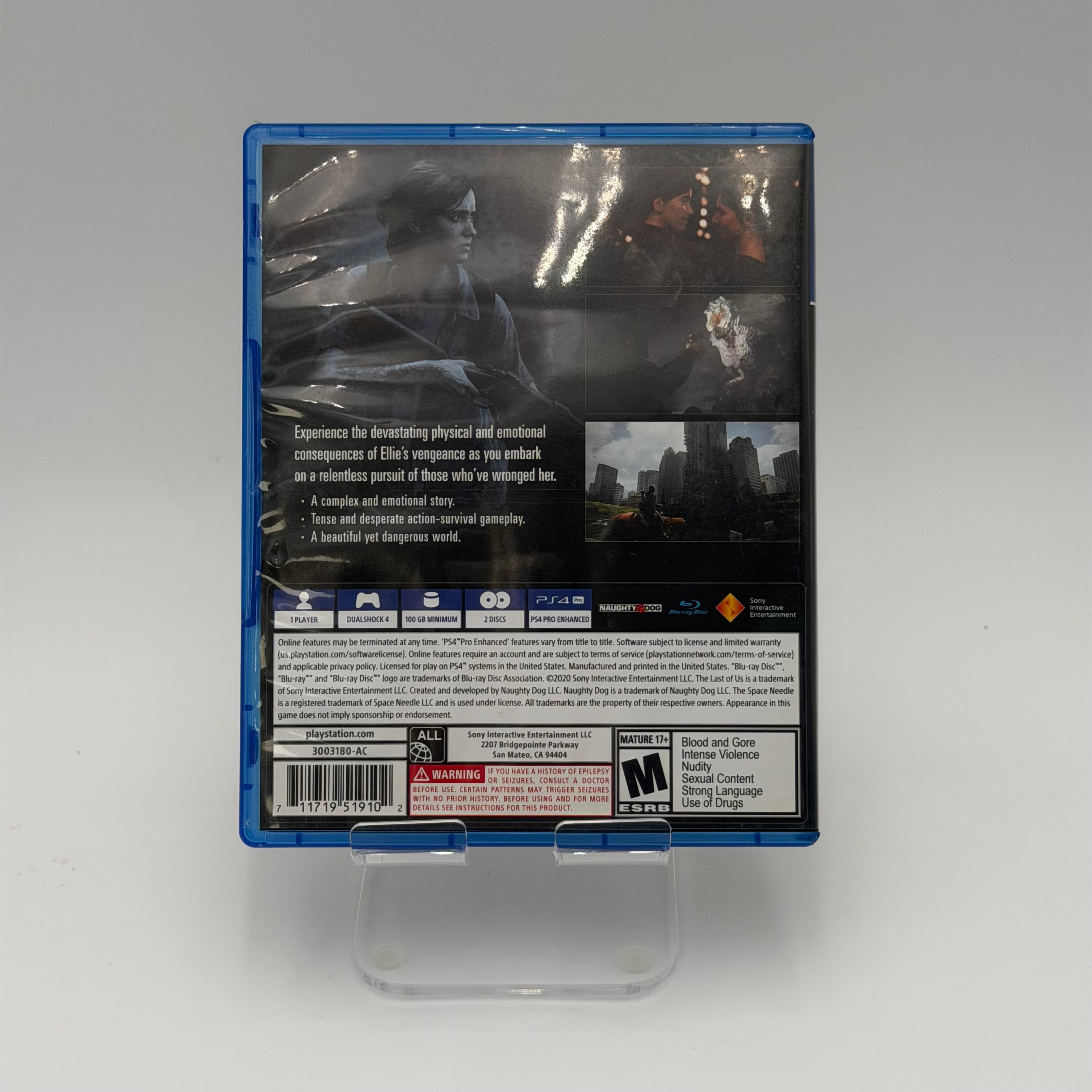 The Last of Us Part 2 II (Sony PlayStation 4, PS4 Game)