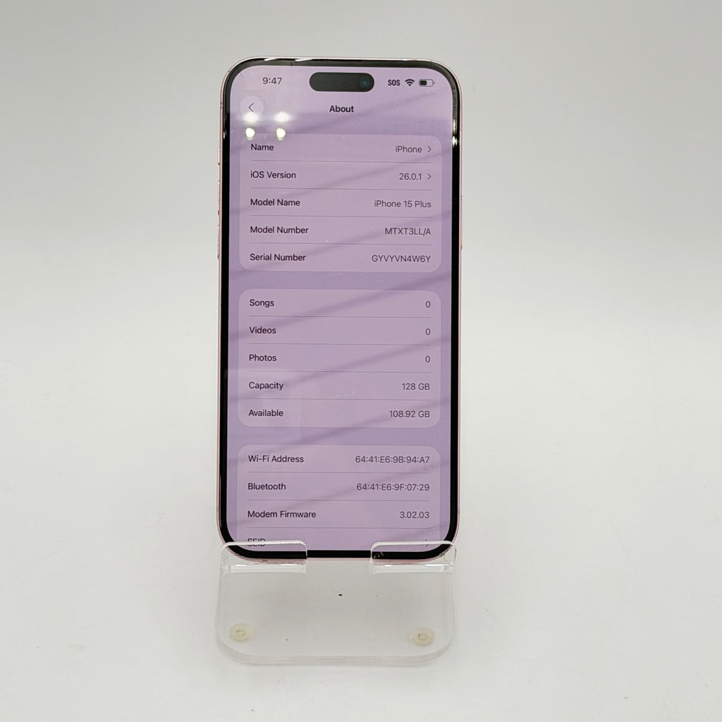 Apple iPhone 15 Plus 128GB Pink -ATT