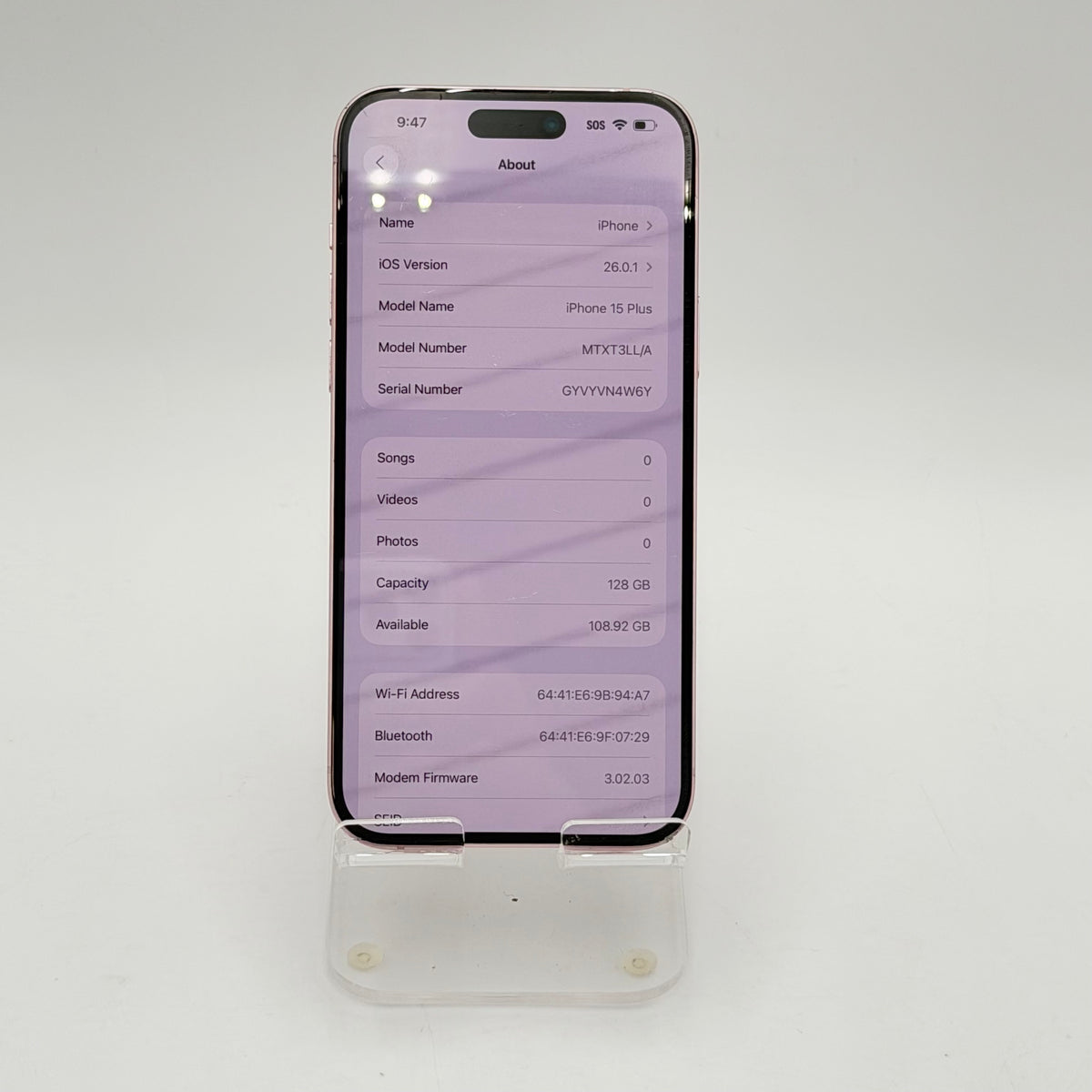 Apple iPhone 15 Plus 128GB Pink -ATT