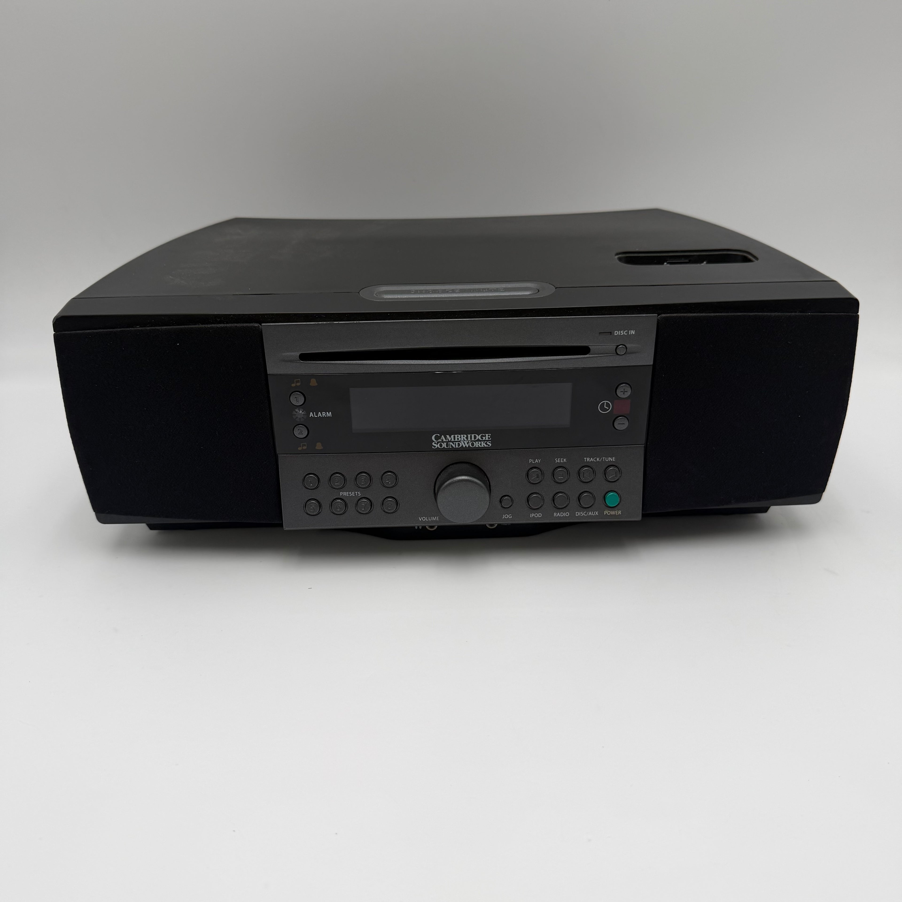 Cambridge Soundworks 765i CD AM/FM iPod Port Clock Speaker - Black