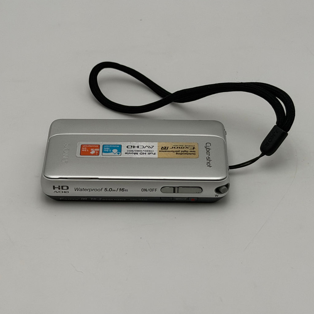Sony Digital Camera Cyber-shot DSC-TX10 - 16.2MP - Read - No charger - Untested