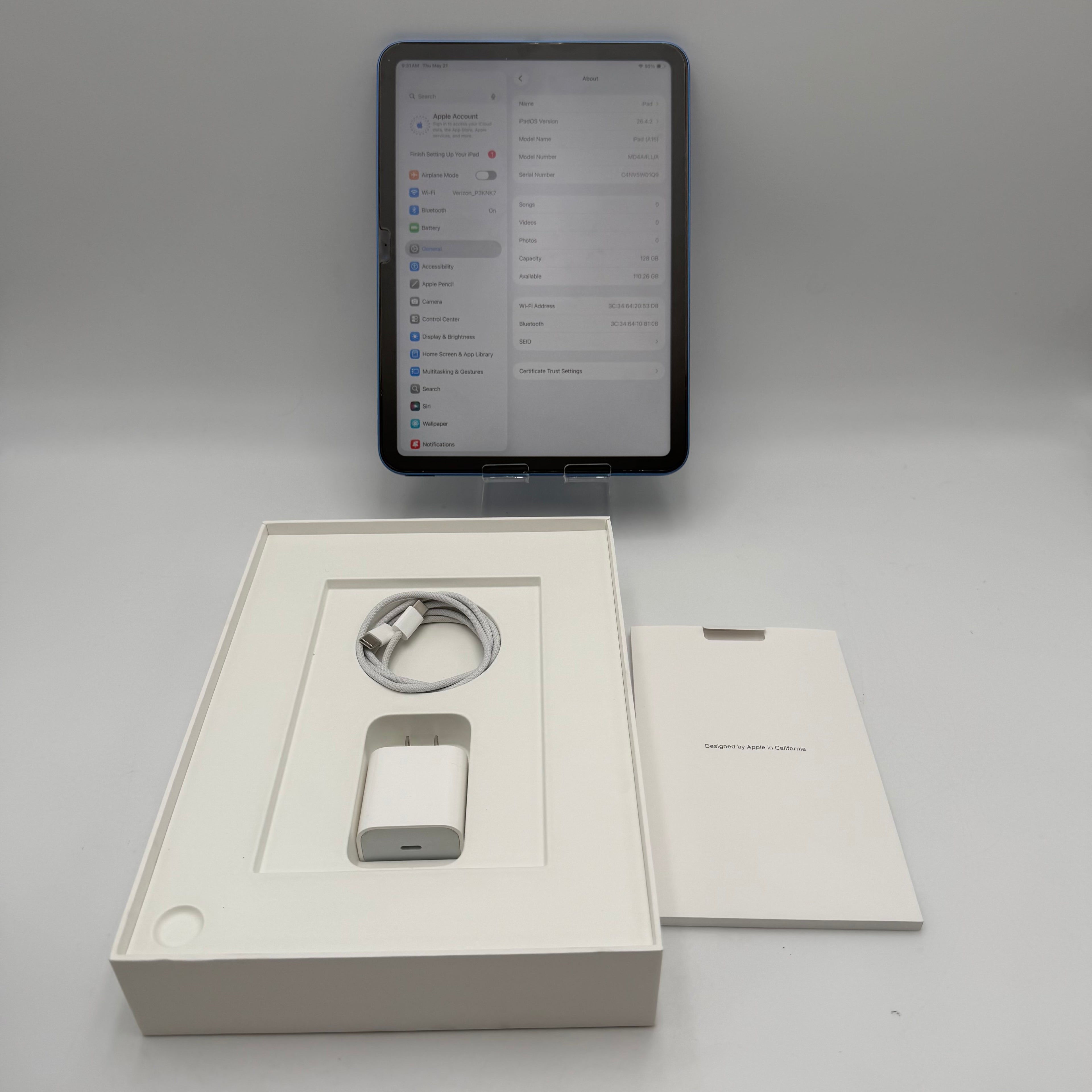 Apple iPad (11th Gen) A16 (2025) 128GB Wi-Fi Only Tablet