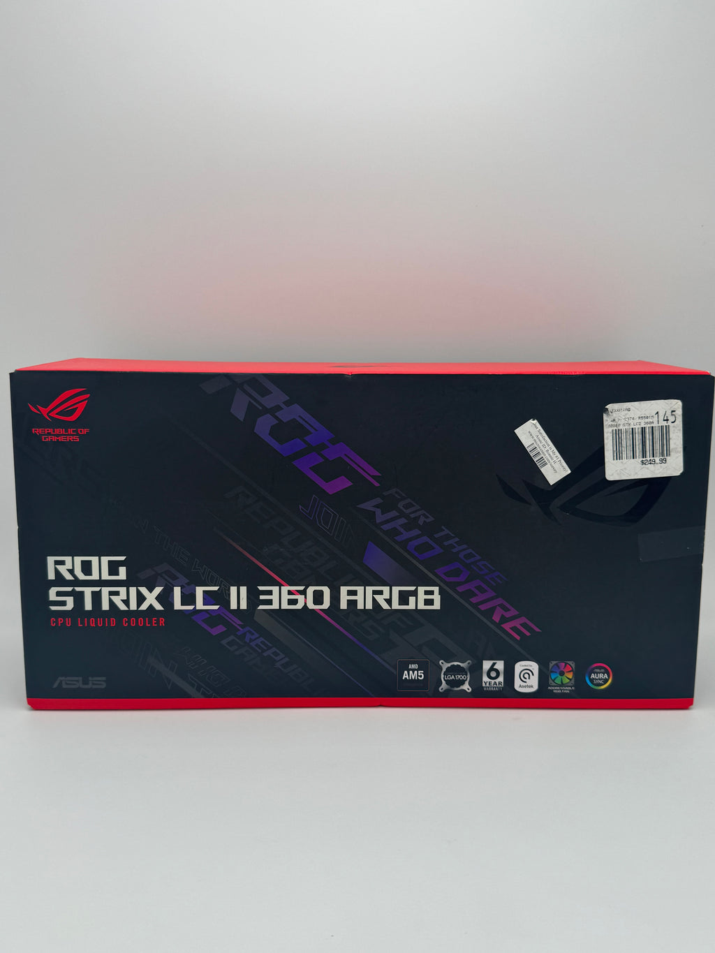 ROG STRIX LC II 360 ARGB CPU Liquid Cooler Black