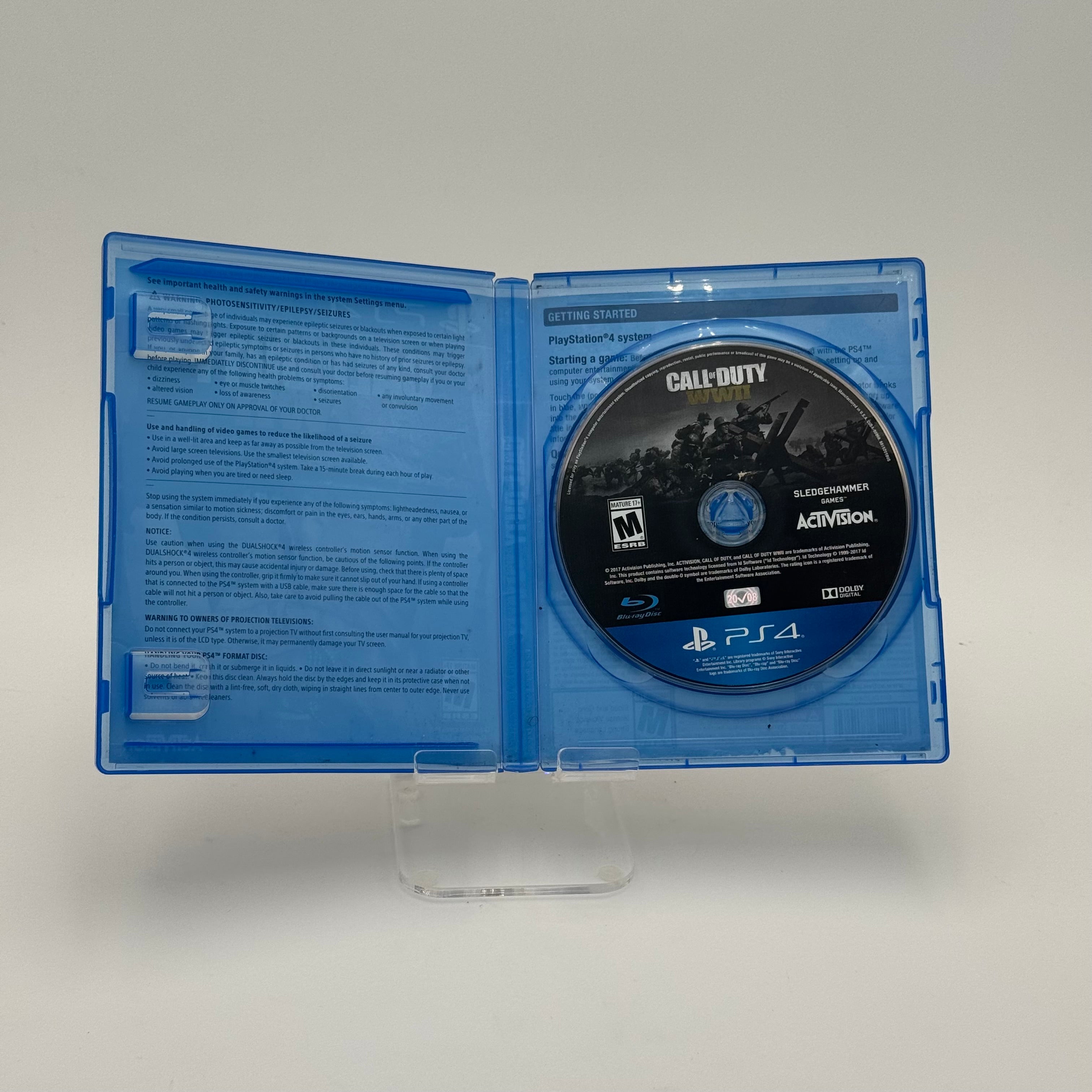 Call of Duty WWII Video Game, PS4, Pre-Owned
