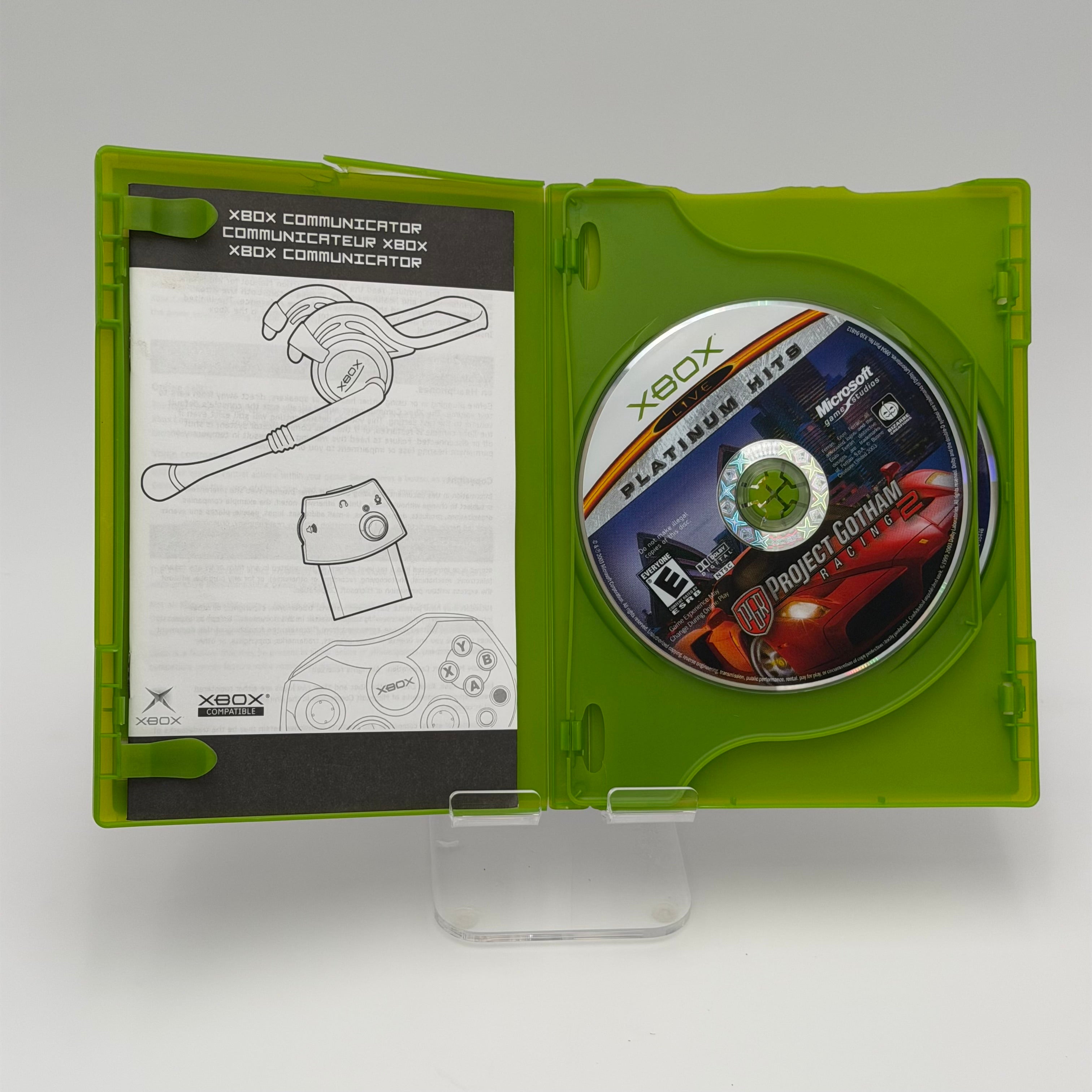 Project Gotham Racing 2 (Microsoft Xbox, 2003) Complete
