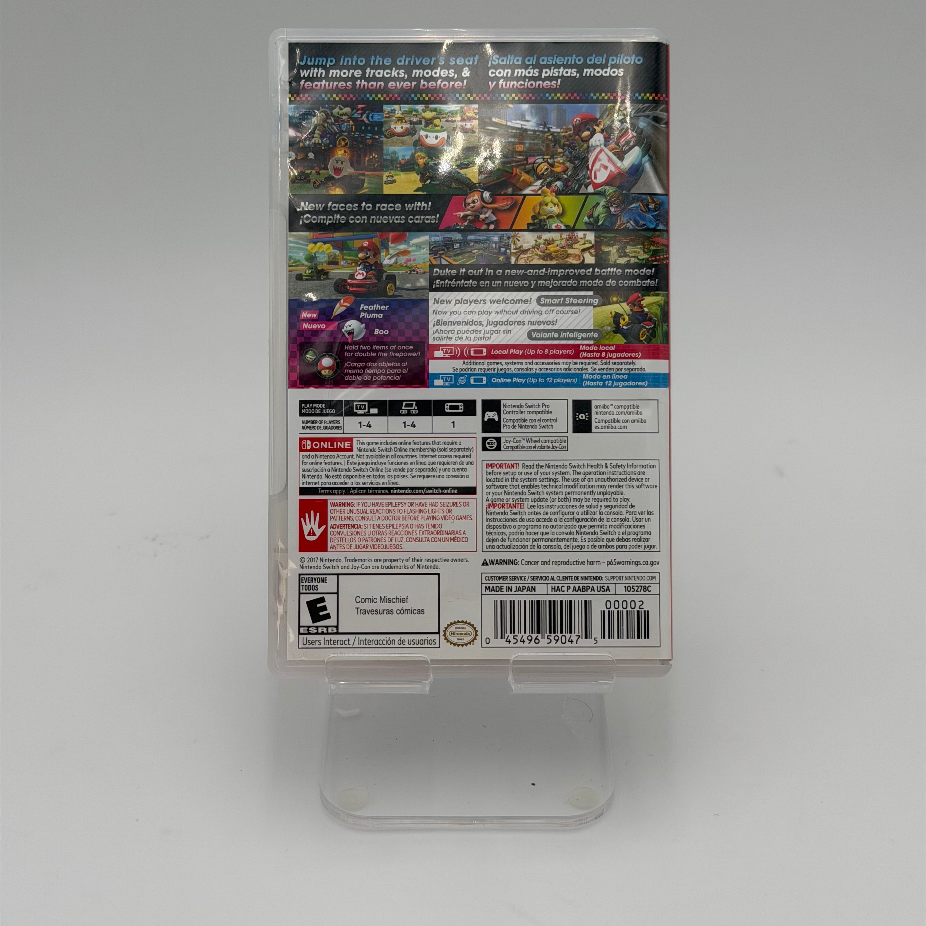 Nintendo Switch Mario Kart 8 Deluxe Video Game - Used