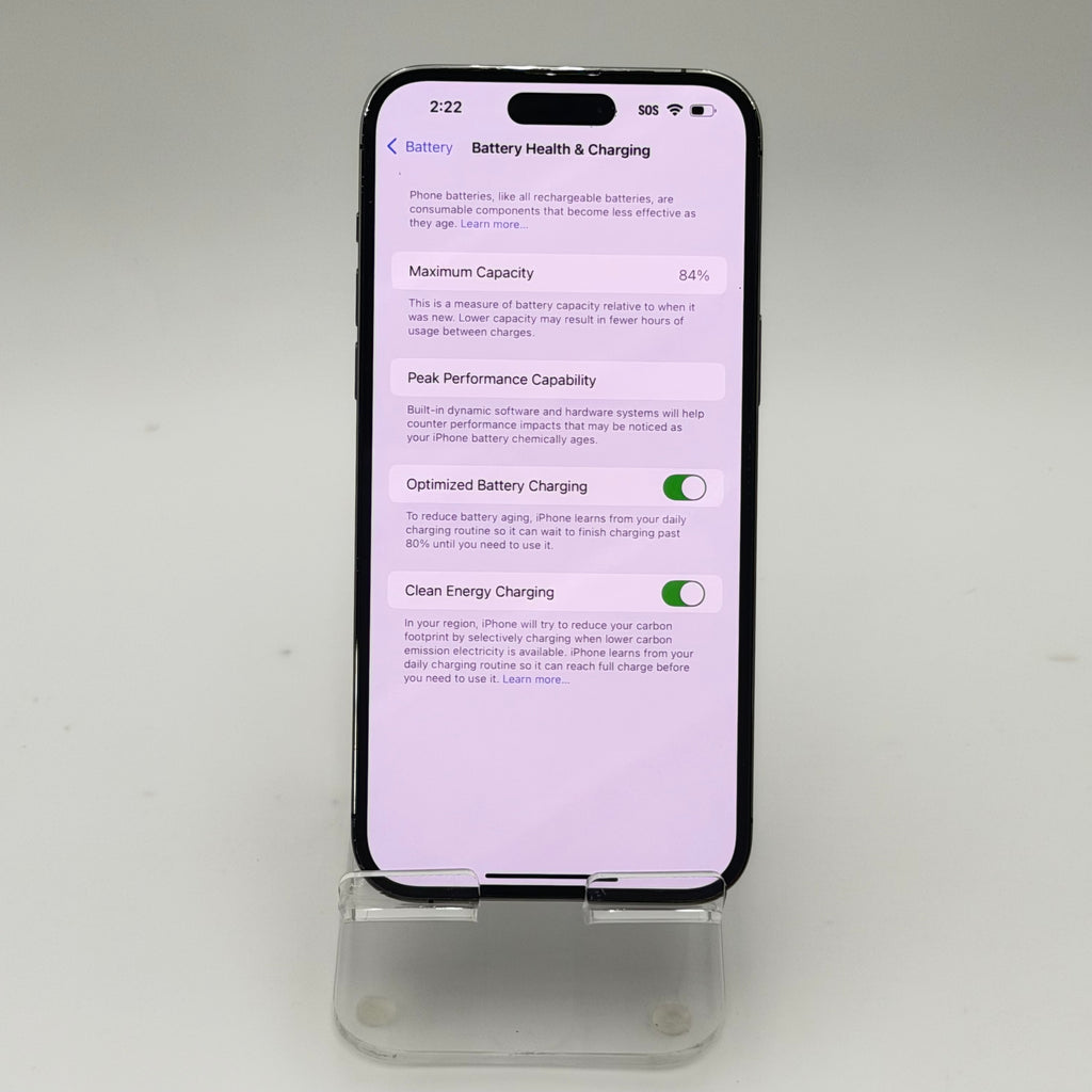 Unlocked Apple iPhone 14 Pro Max 1TB Purple - 84% BH